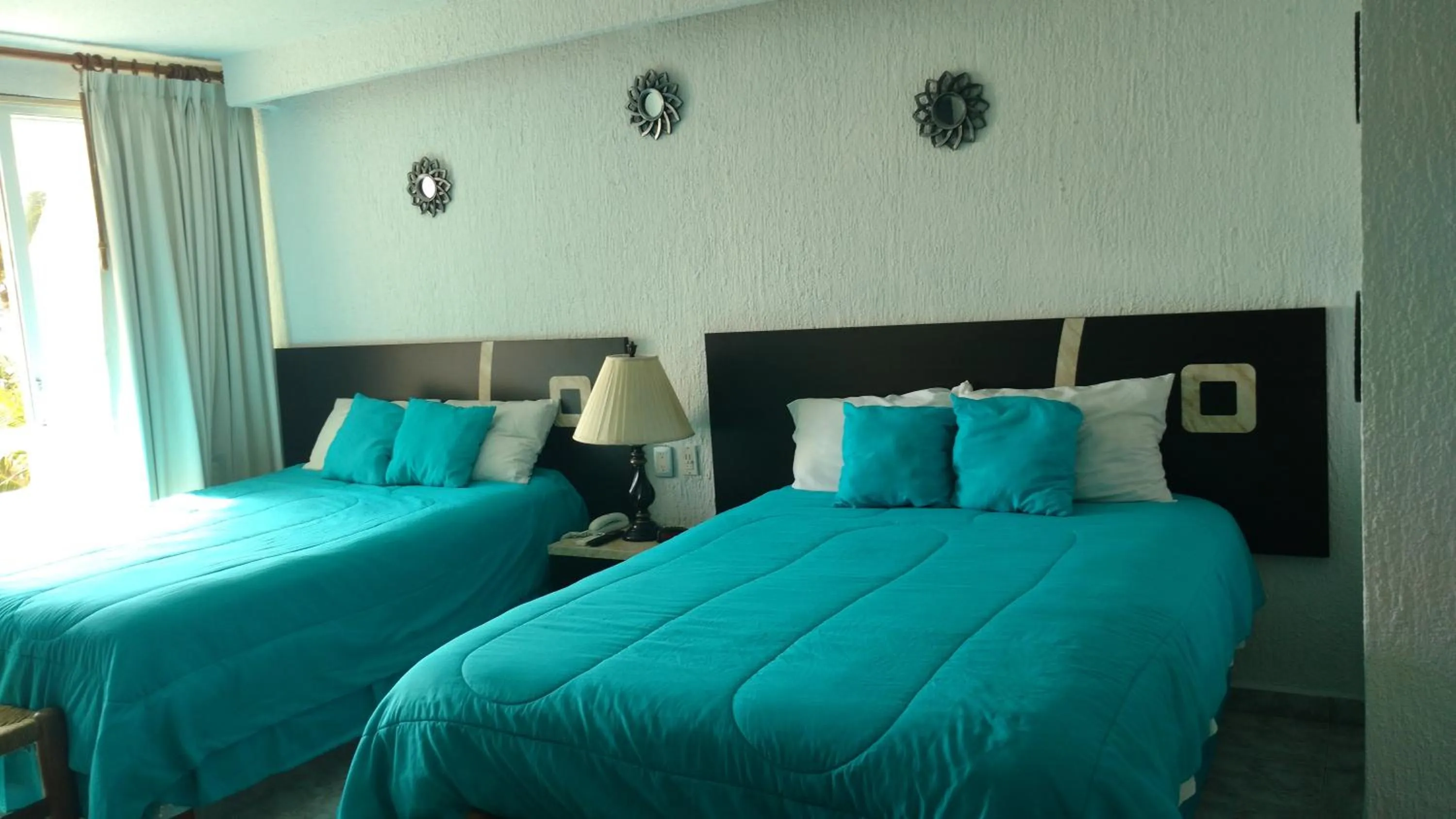 Bed in Apartment Ocean Front Cancun