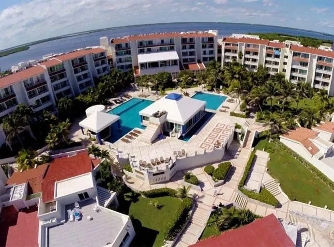 Bird's eye view in Apartment Ocean Front Cancun