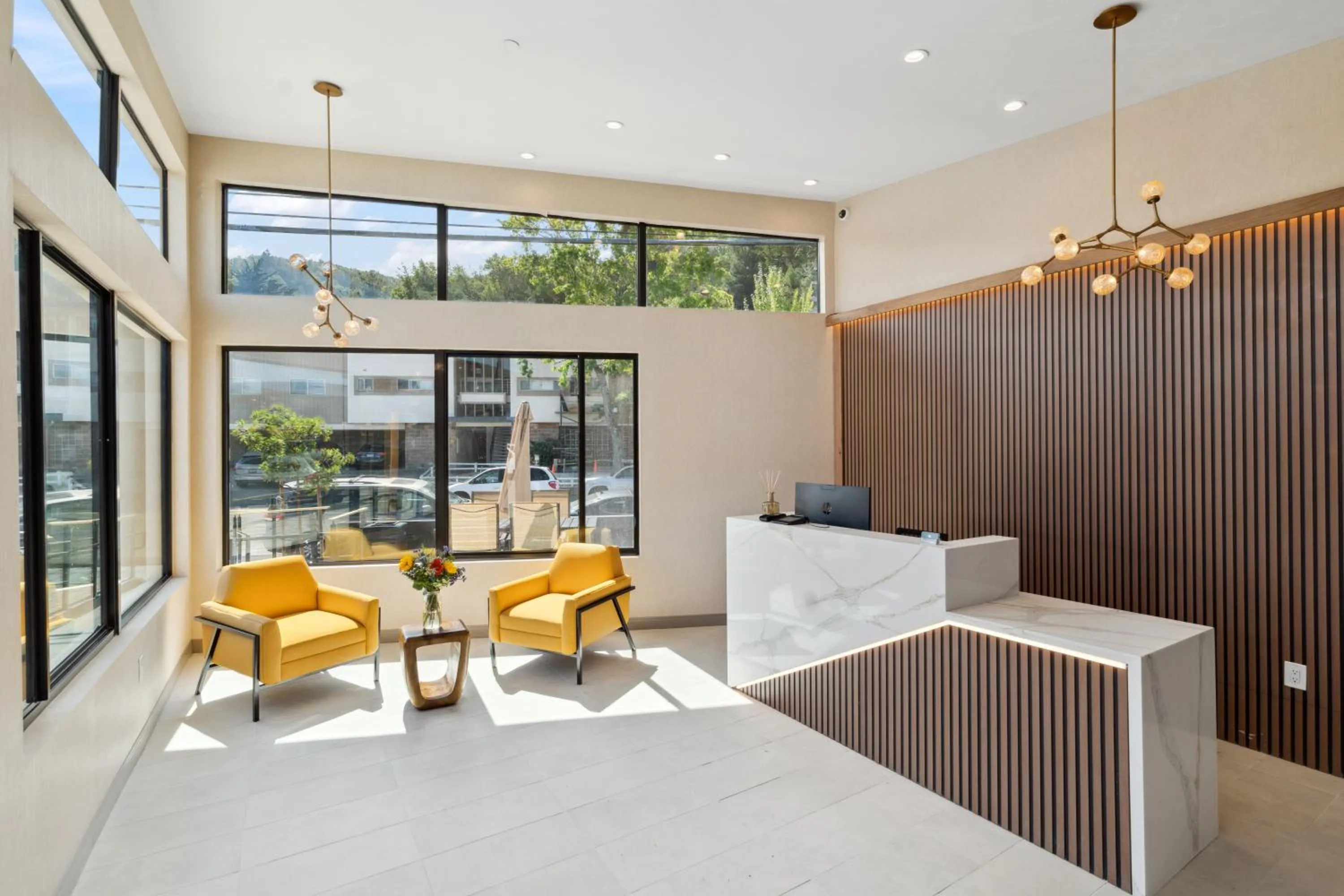 Lobby or reception in The Evergreen