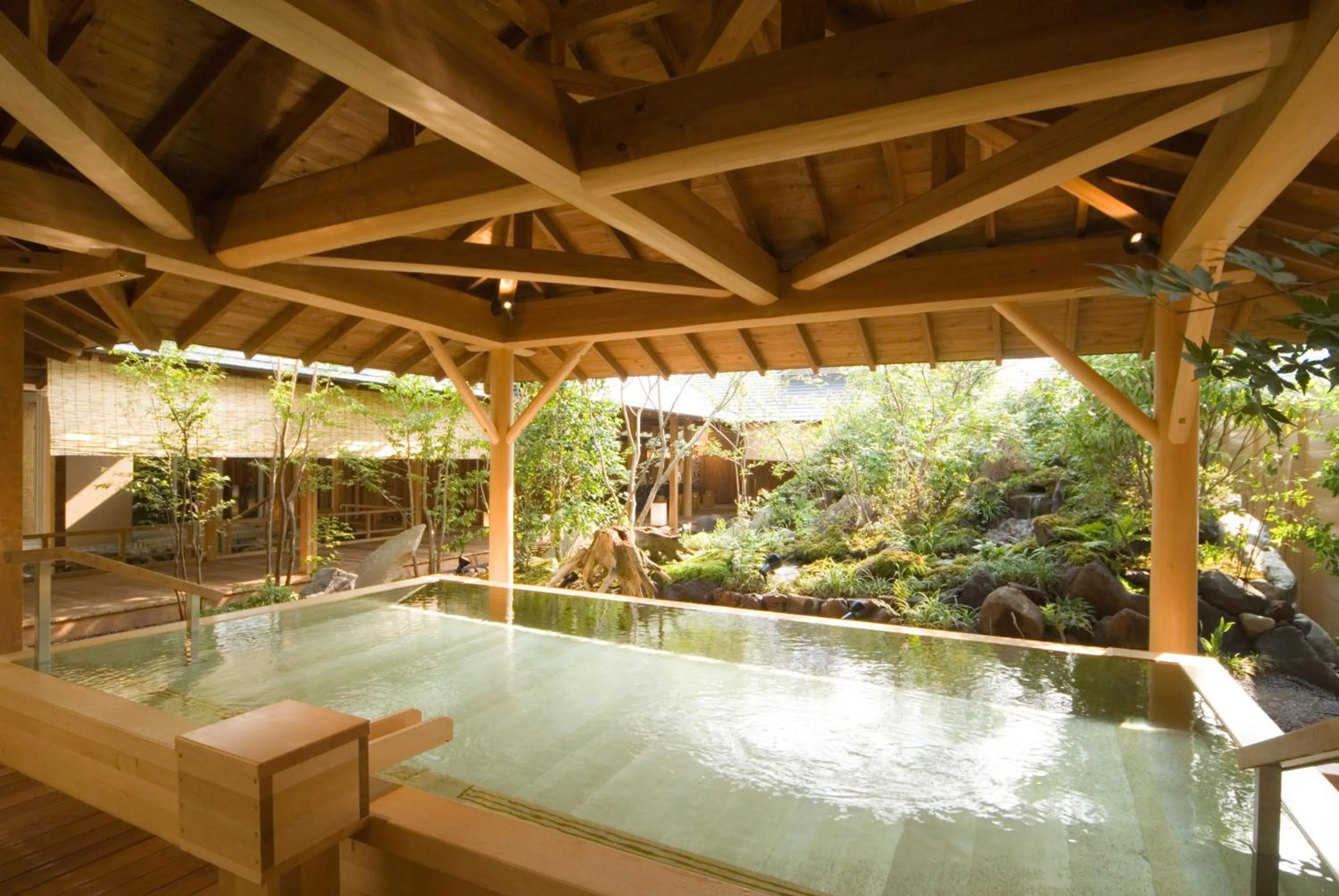 Hot Spring Bath in Shimobe Hotel