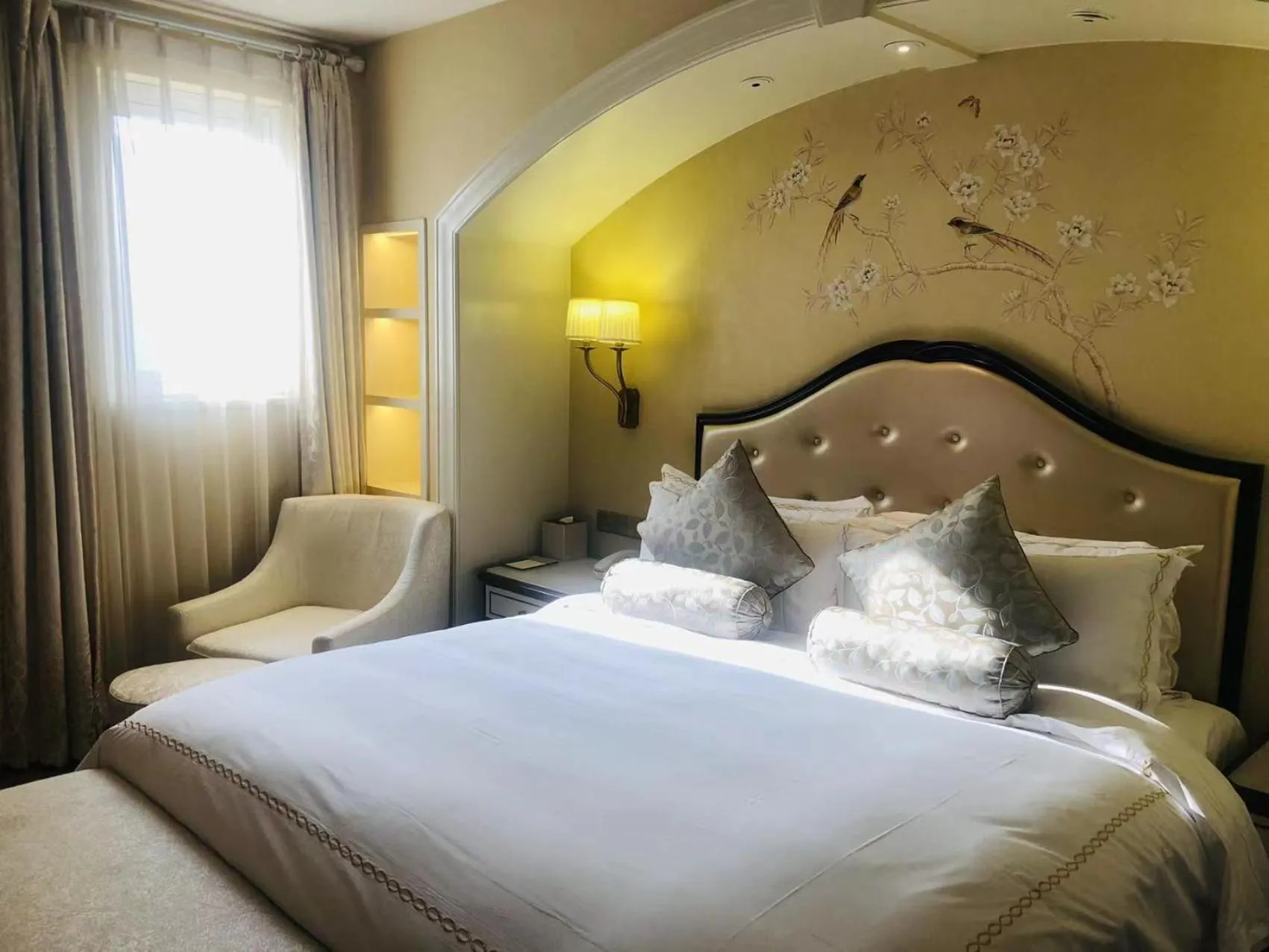 Bed in Urban Island Hotel Shanghai