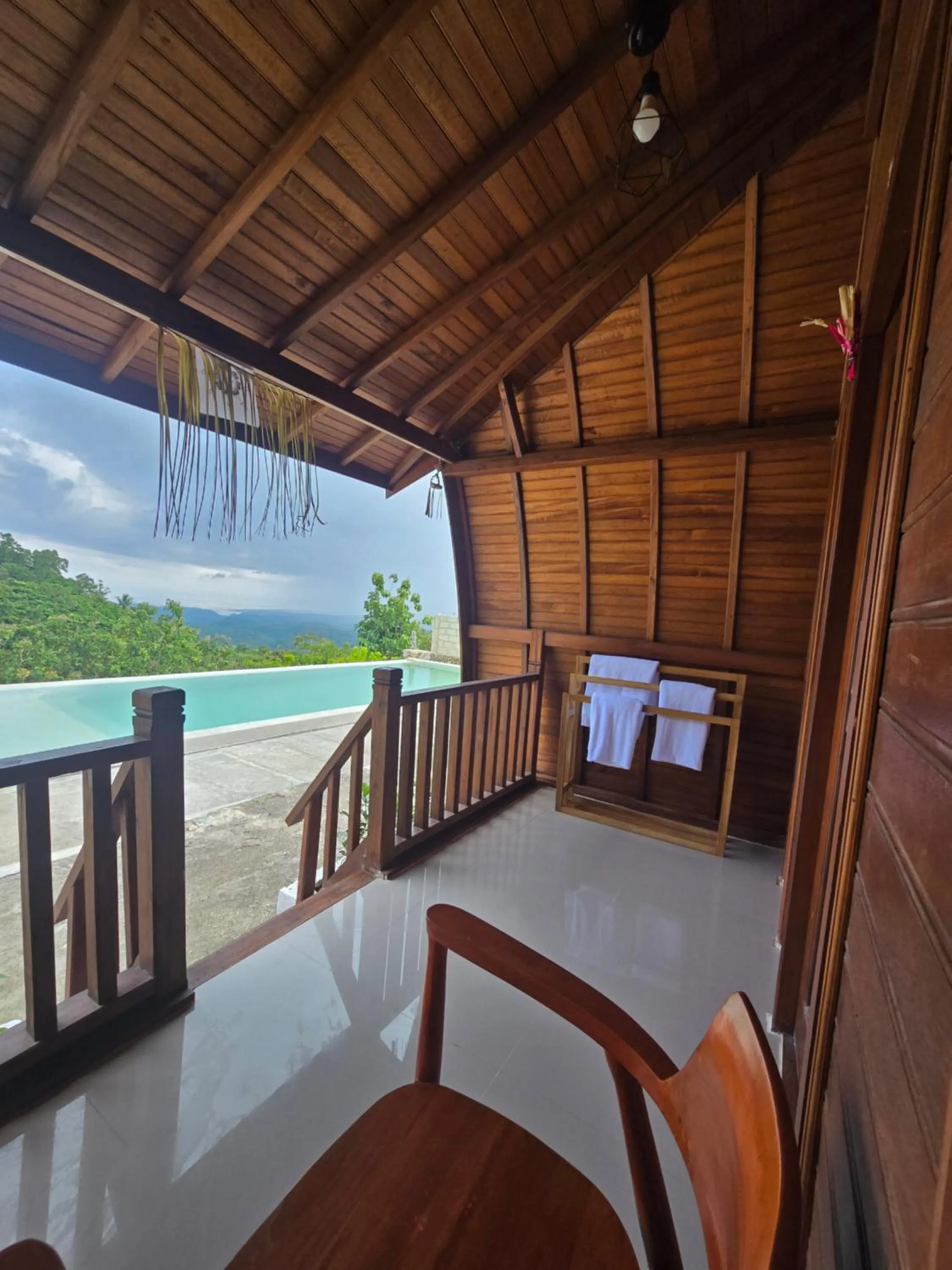 Balcony/Terrace in Dudu Cottage Nusa Penida