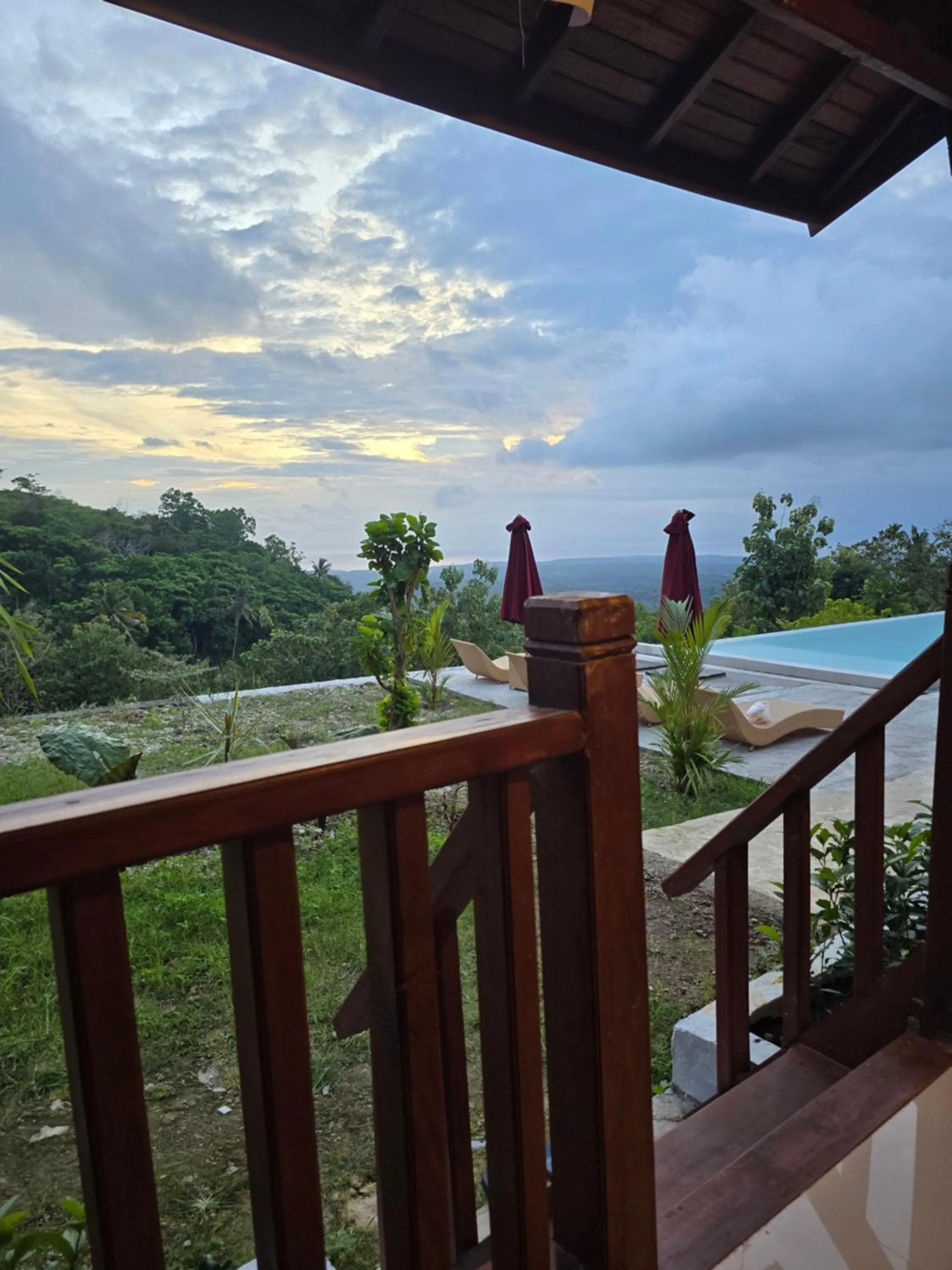 Balcony/Terrace in Dudu Cottage Nusa Penida