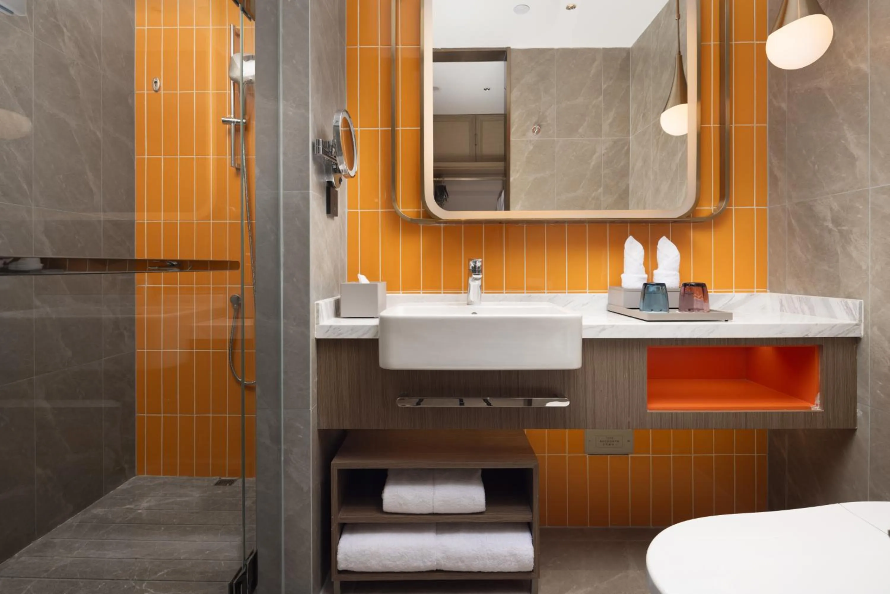 Toilet in Home2 Suite by Meishan Dongpo