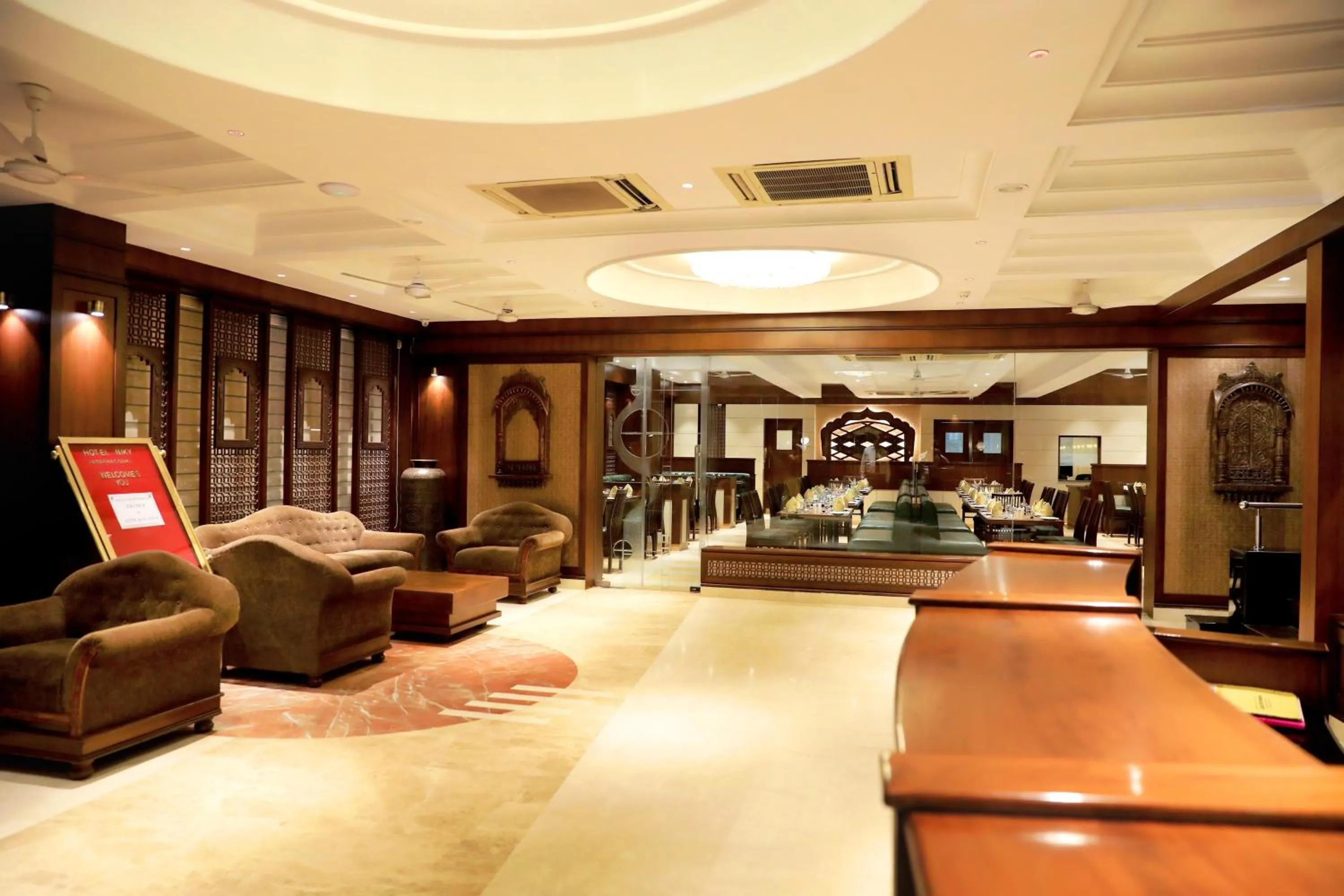Lobby or reception in Hotel Niky International