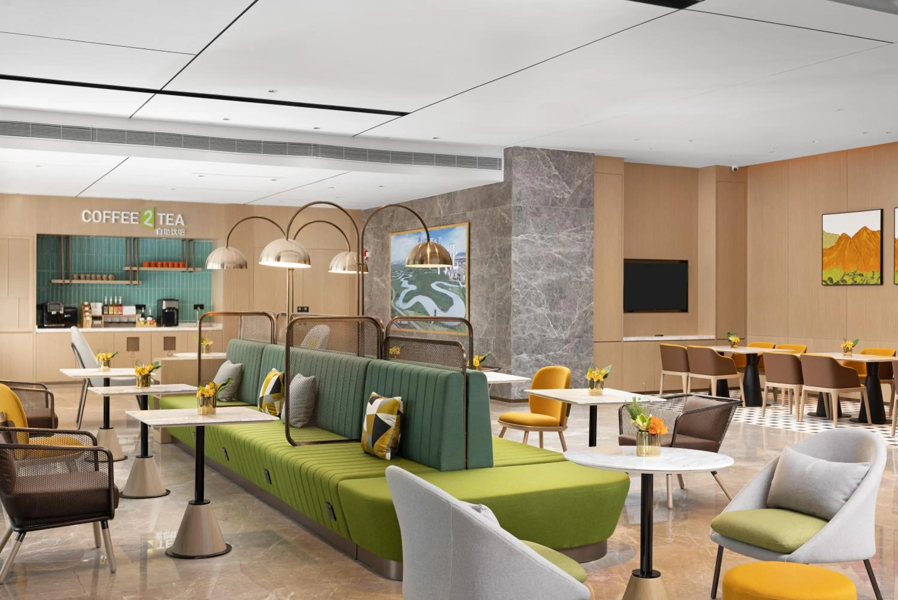 Seating area in Home2 Suite by Hilton East Handan Station