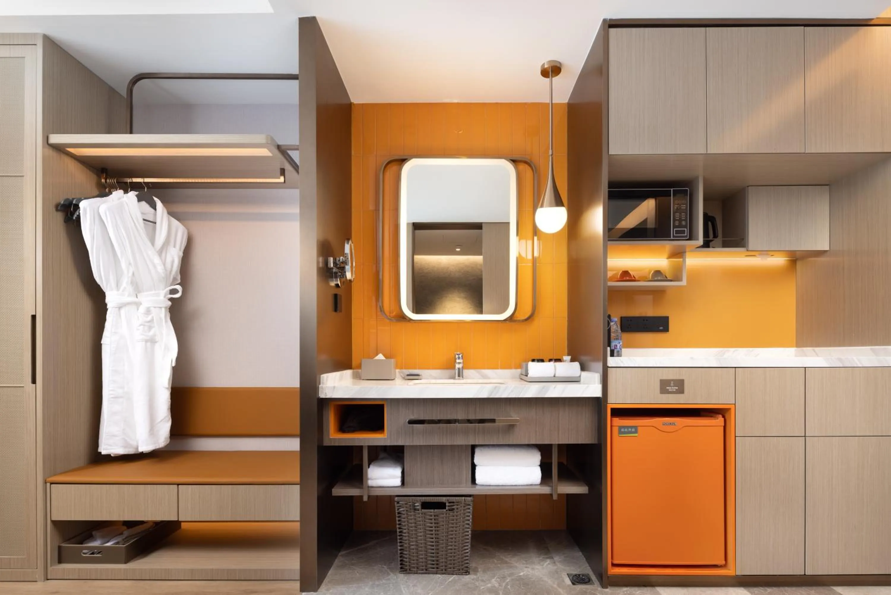 wardrobe in Home2 Suite by Hilton East Handan Station