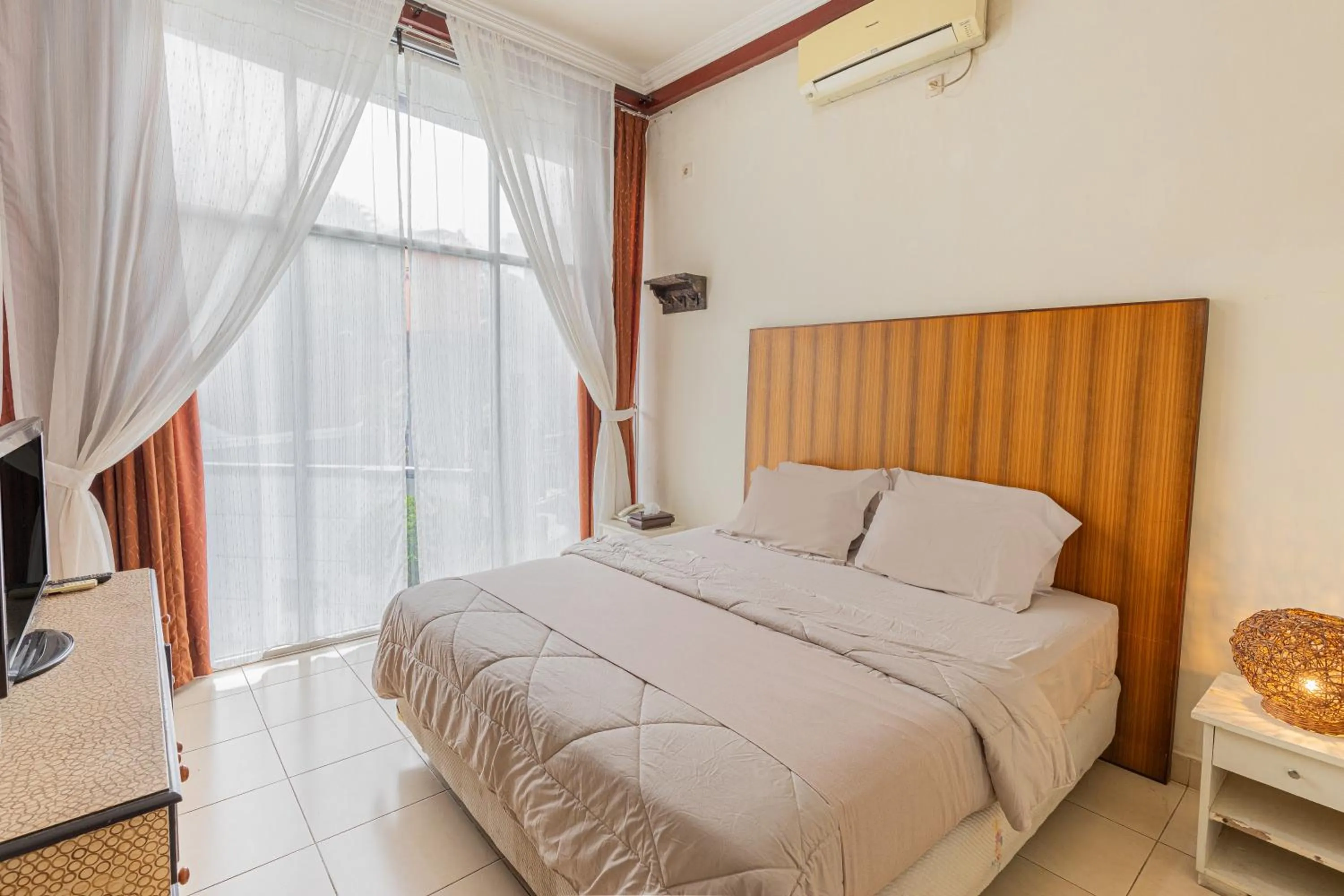 Bed in Pondok Gajah Hotel