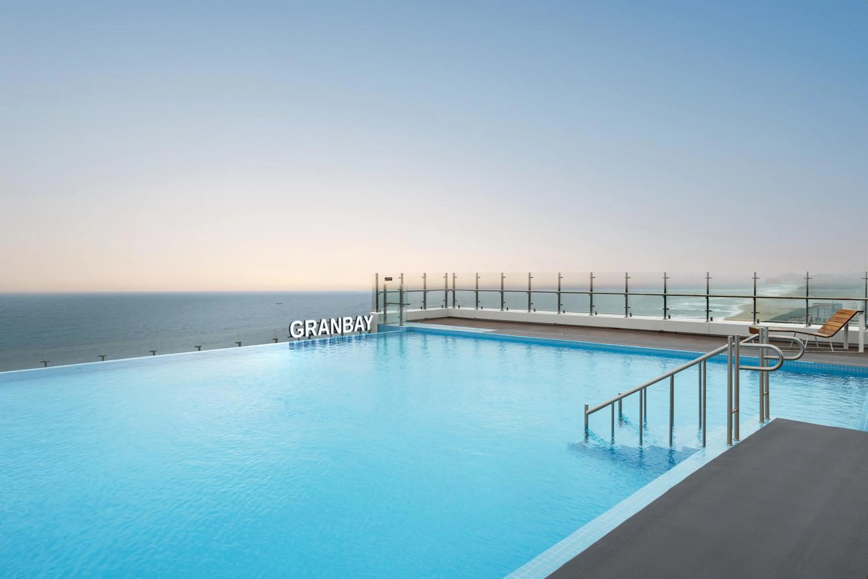 Swimming pool in Urbanstay Naksan Beach