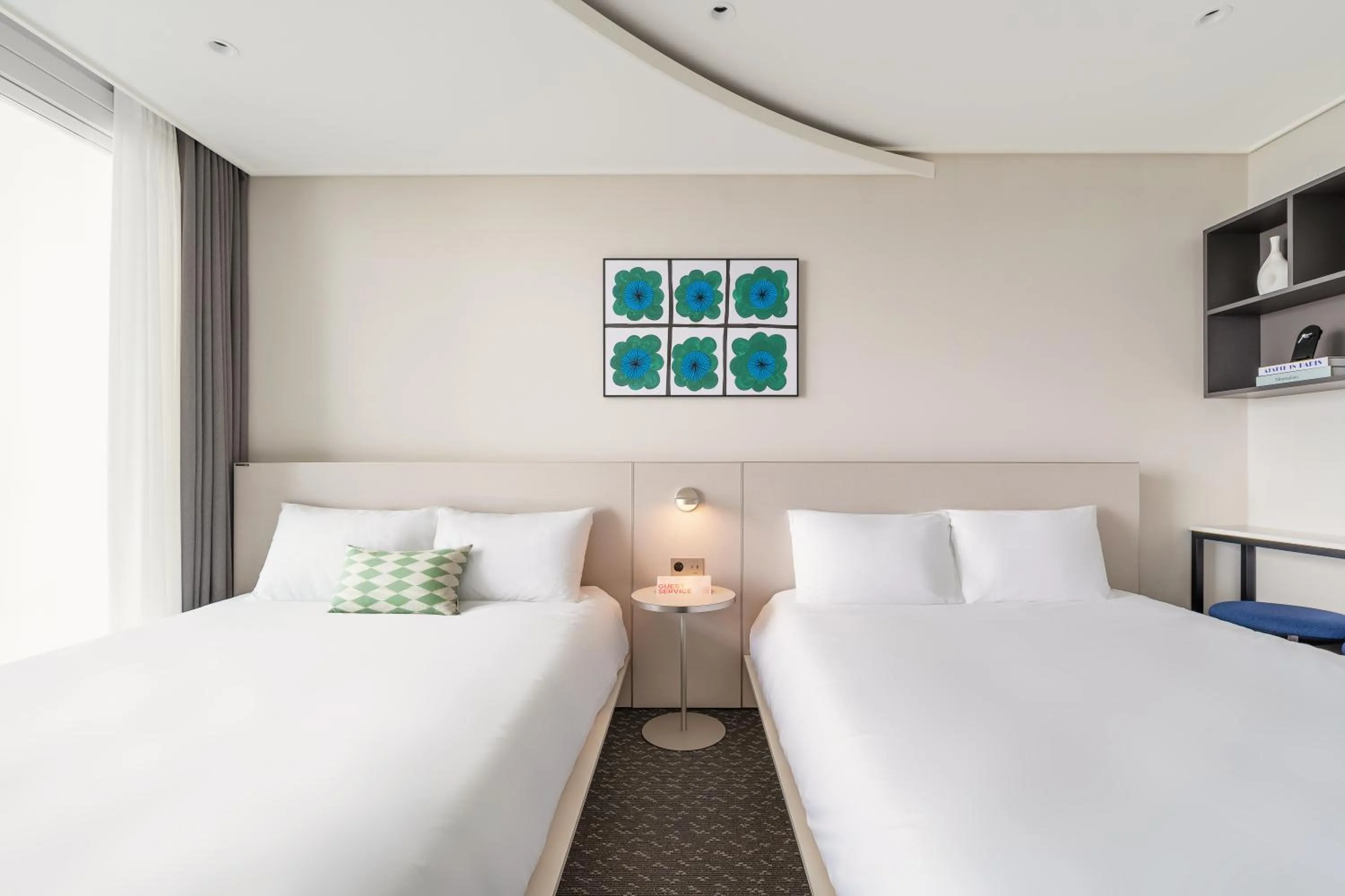 Bed in Urbanstay Naksan Beach