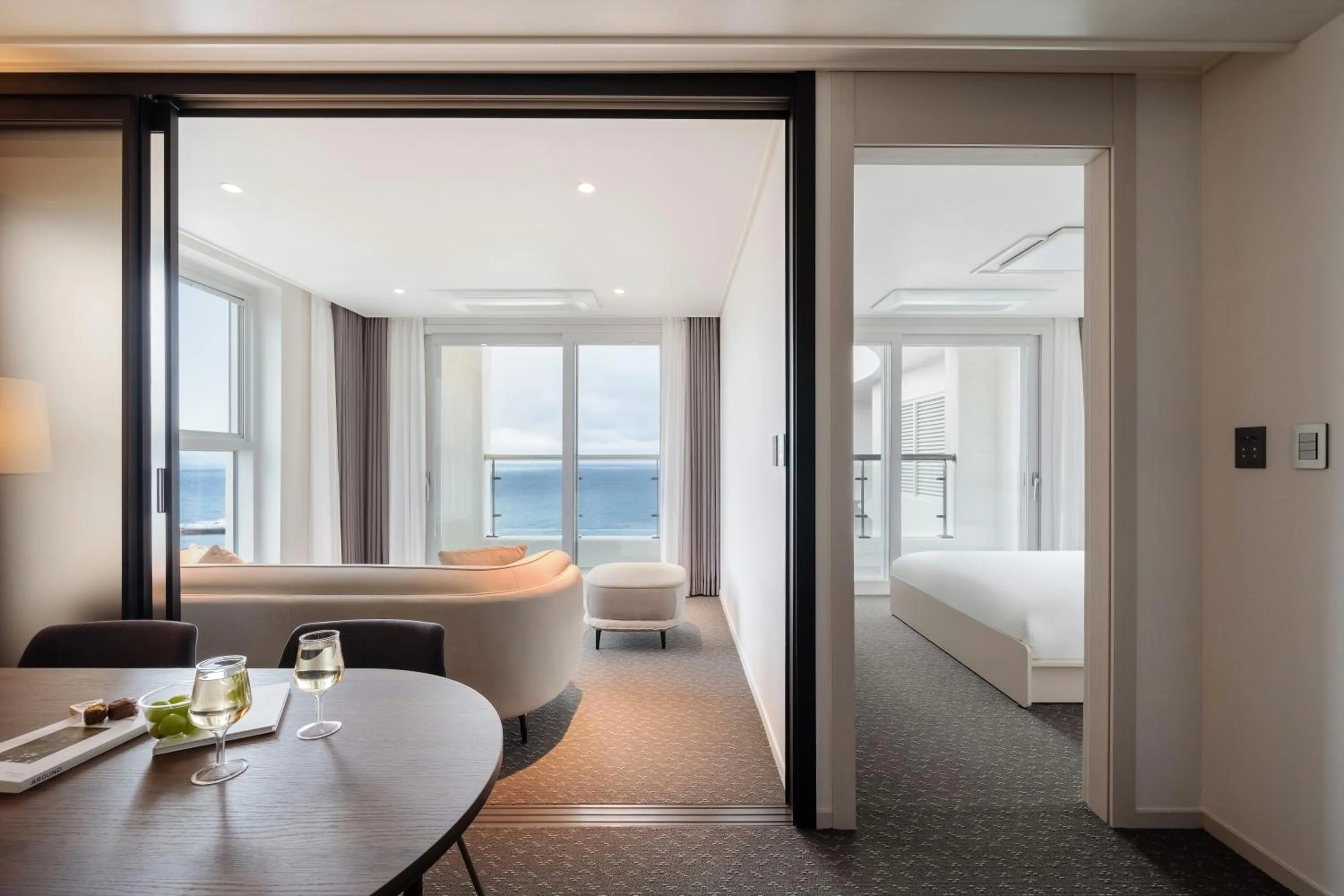 Living room, Bed in Urbanstay Naksan Beach