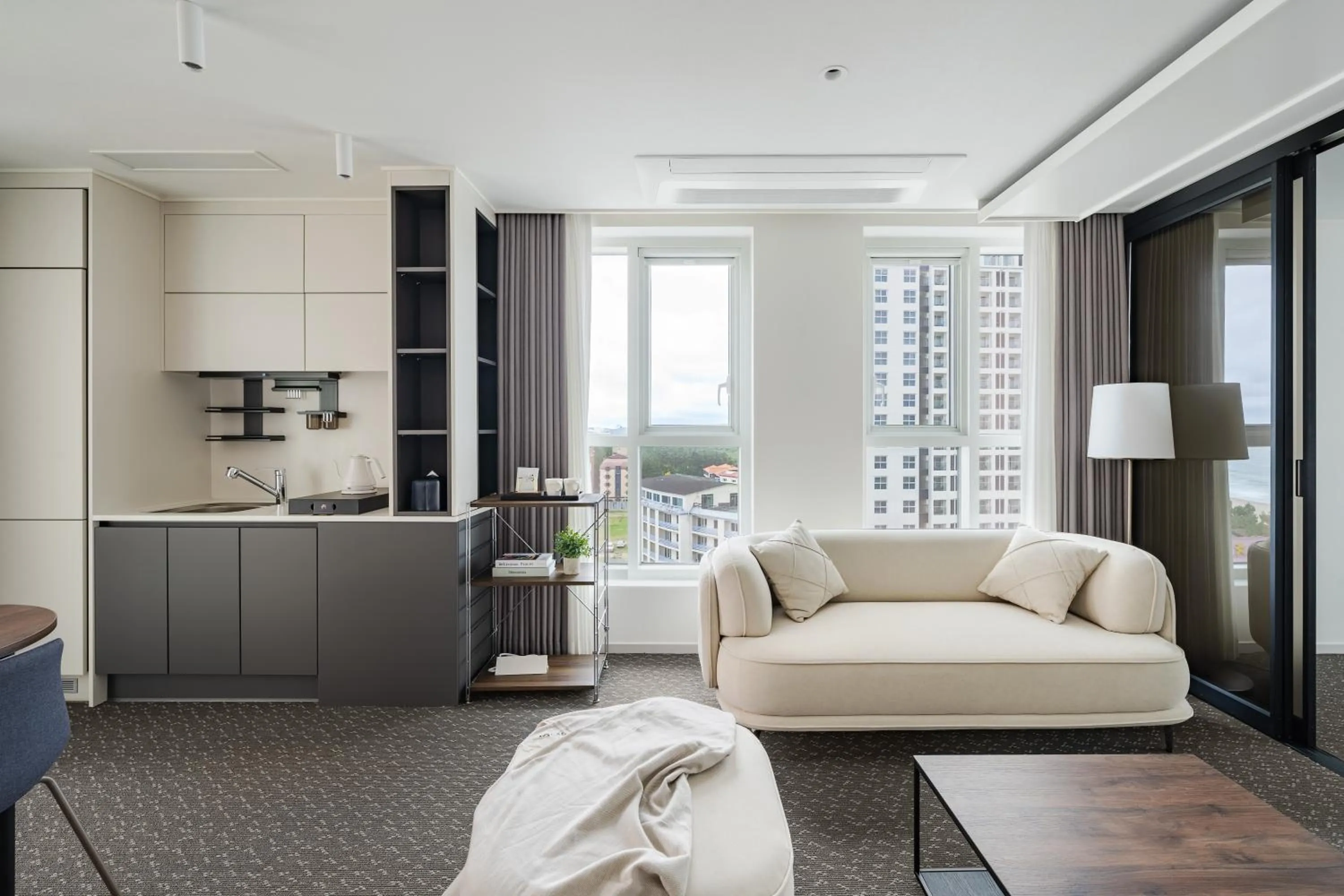 Kitchen or kitchenette in Urbanstay Naksan Beach