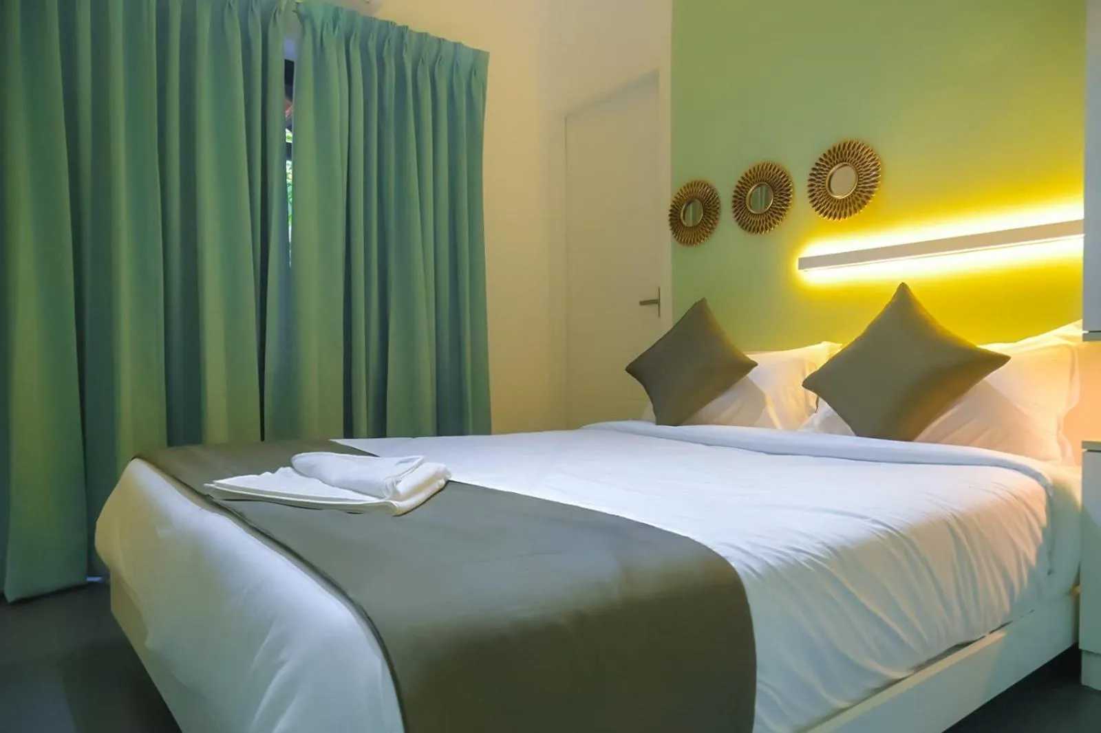 Bed in Bay View Suites, Vythiri, Wayanad