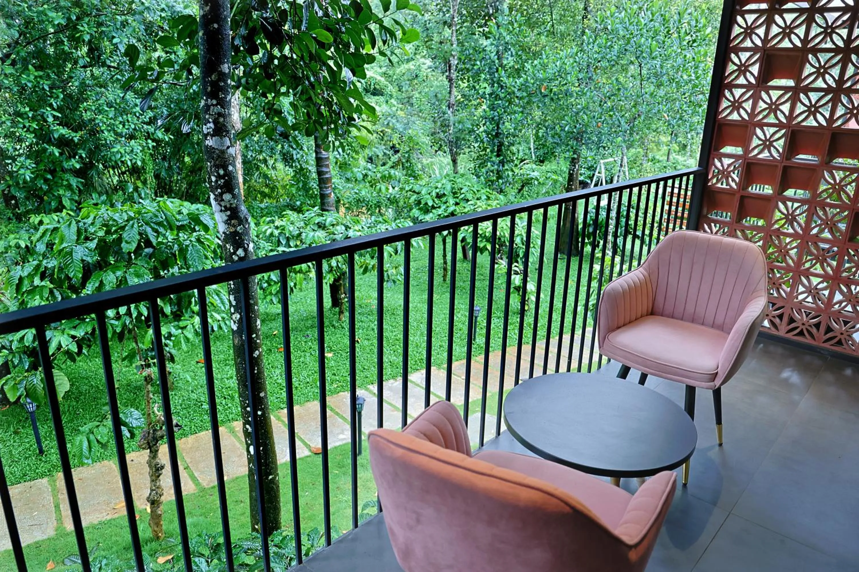 Patio in Bay View Suites, Vythiri, Wayanad