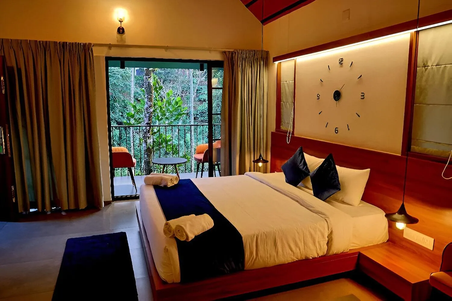 Bed in Bay View Suites, Vythiri, Wayanad