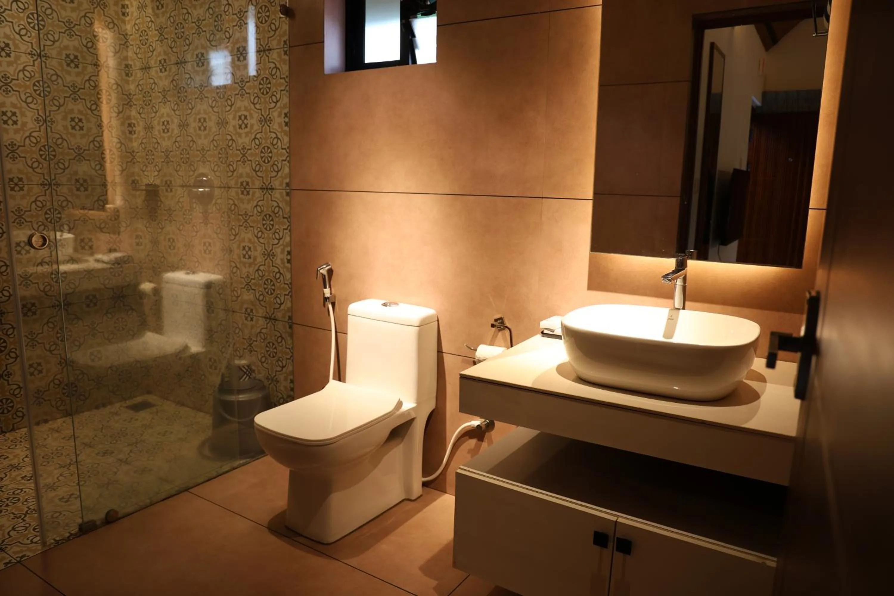 Shower in Bay View Suites, Vythiri, Wayanad