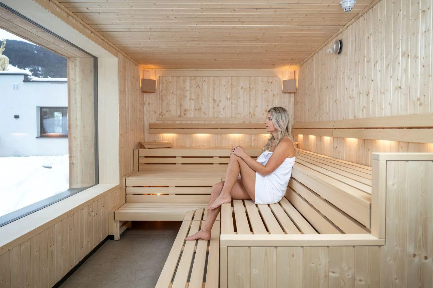 Sauna in Goldhirsch Aparthotel