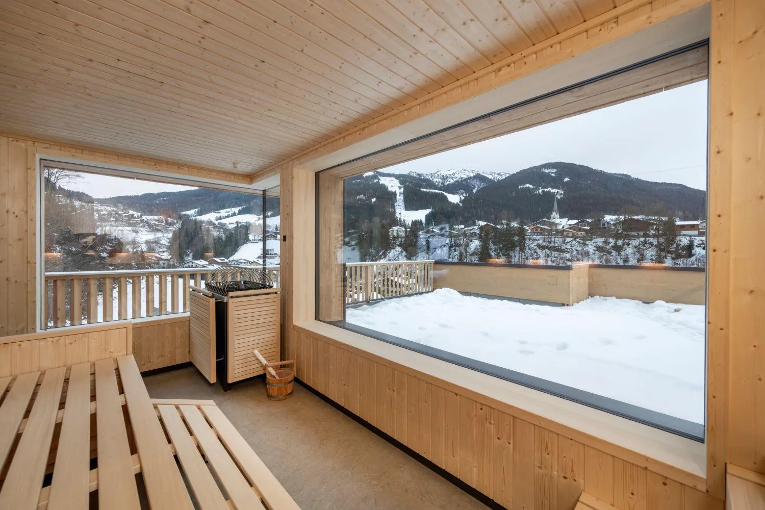 Sauna in Goldhirsch Aparthotel