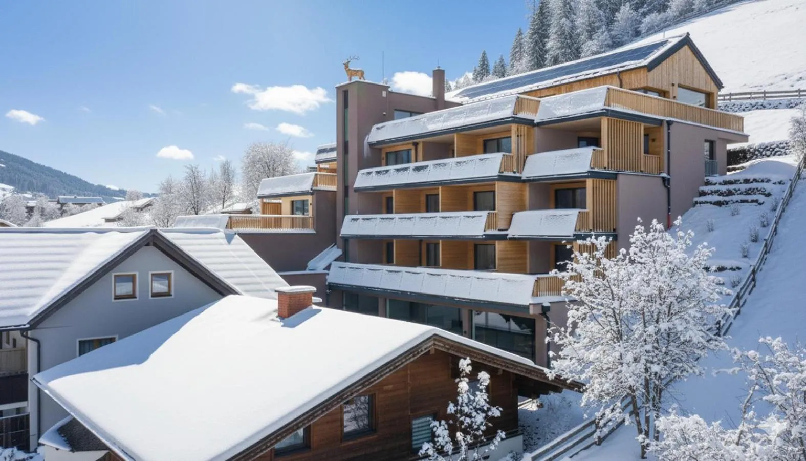 Property building in Goldhirsch Aparthotel