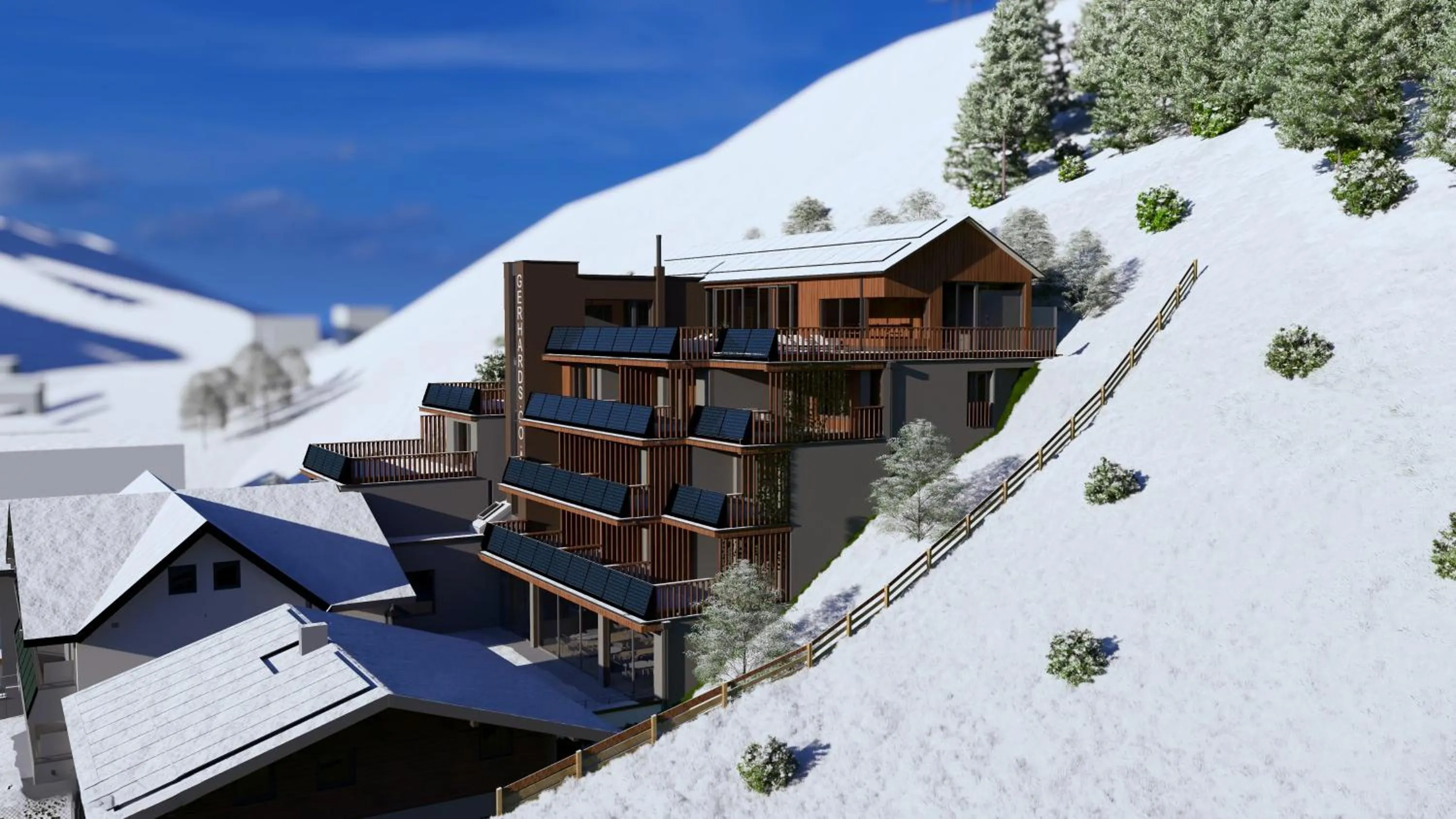 Property building in Goldhirsch Aparthotel