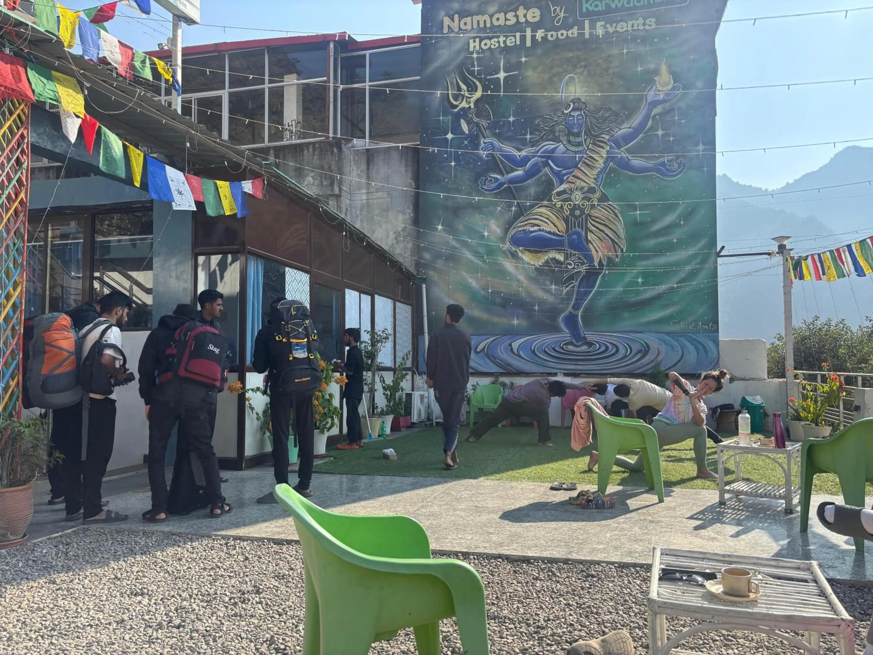 Balcony/Terrace in Urban Loft Hostel