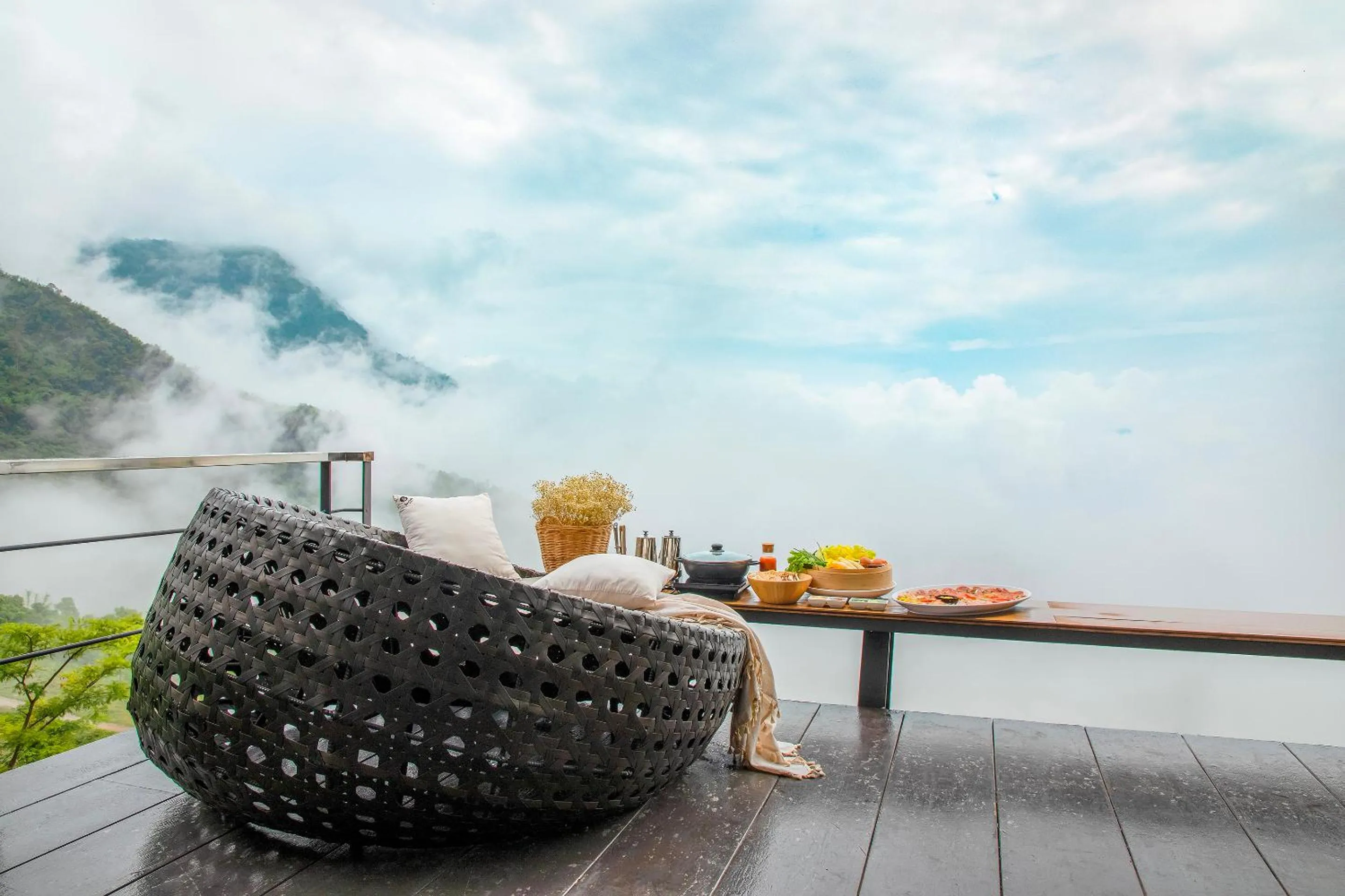 Balcony/Terrace in Pino Latte Khao Kho