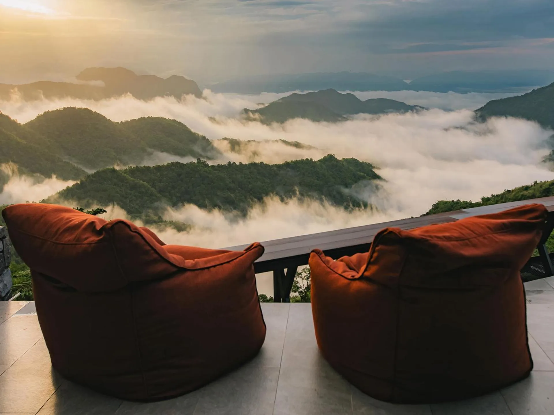 Balcony/Terrace in Pino Latte Khao Kho