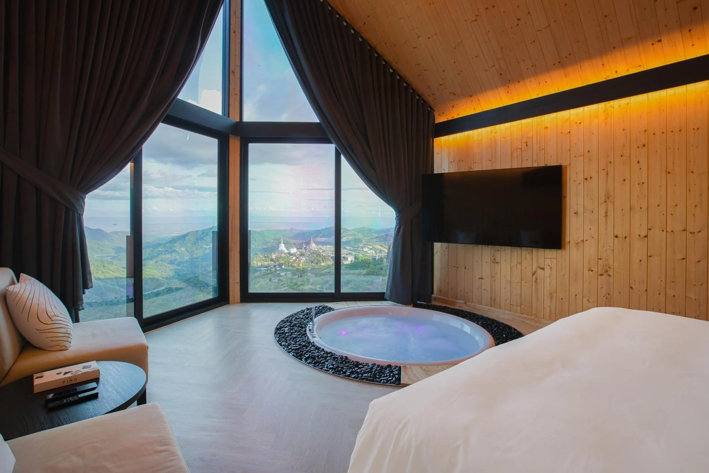 Bed in Pino Latte Khao Kho