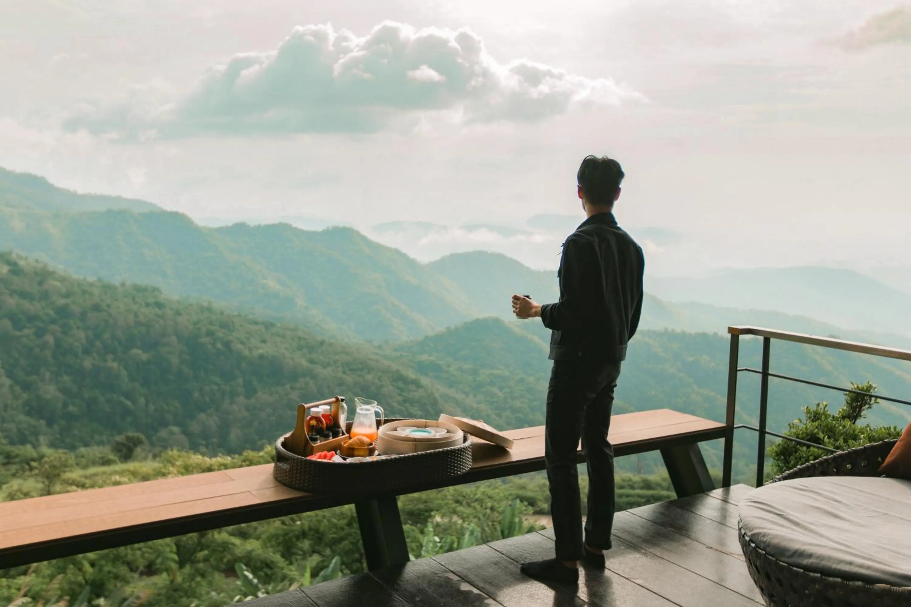 Balcony/Terrace in Pino Latte Khao Kho