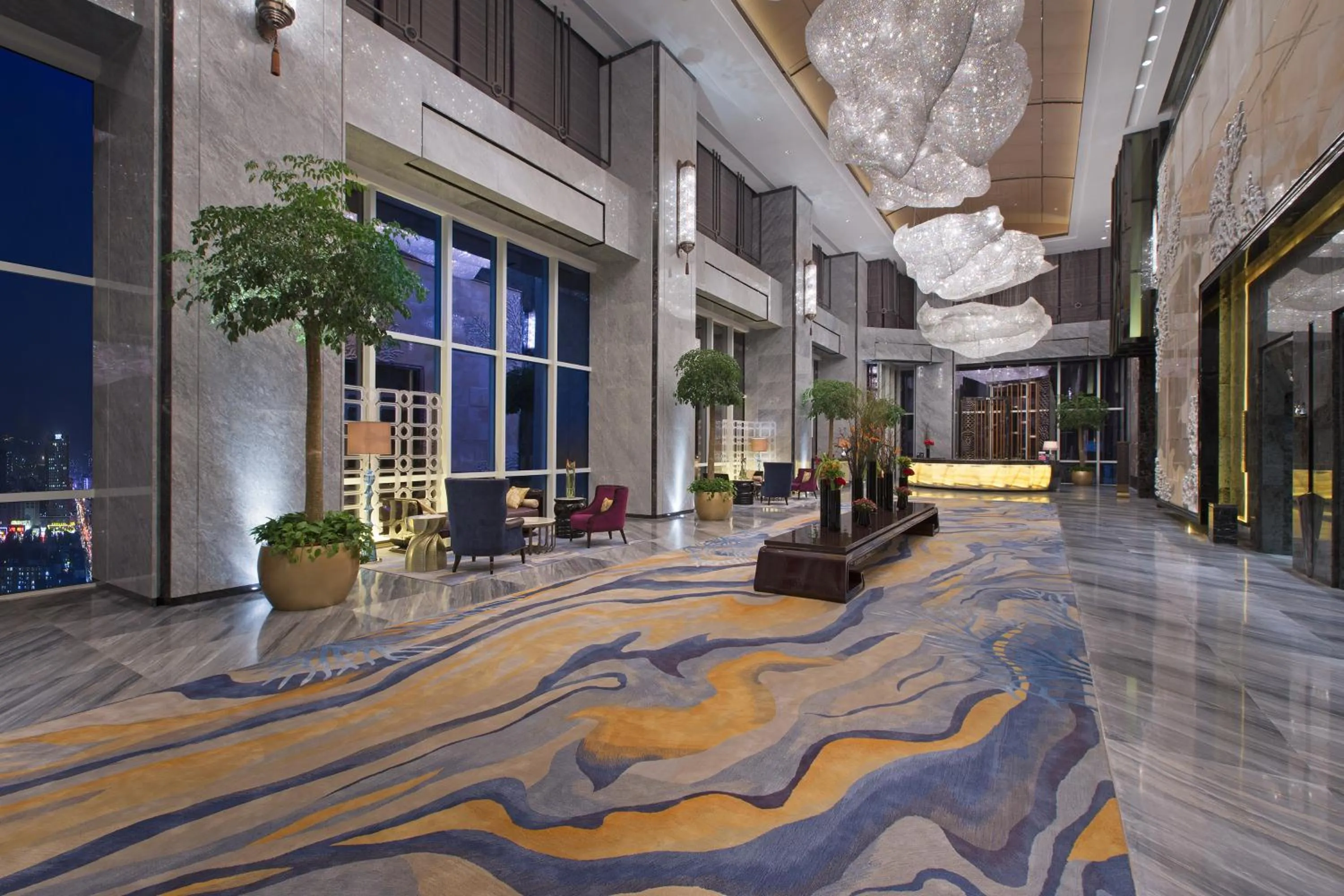 Lobby or reception in Pullman Yantai Center