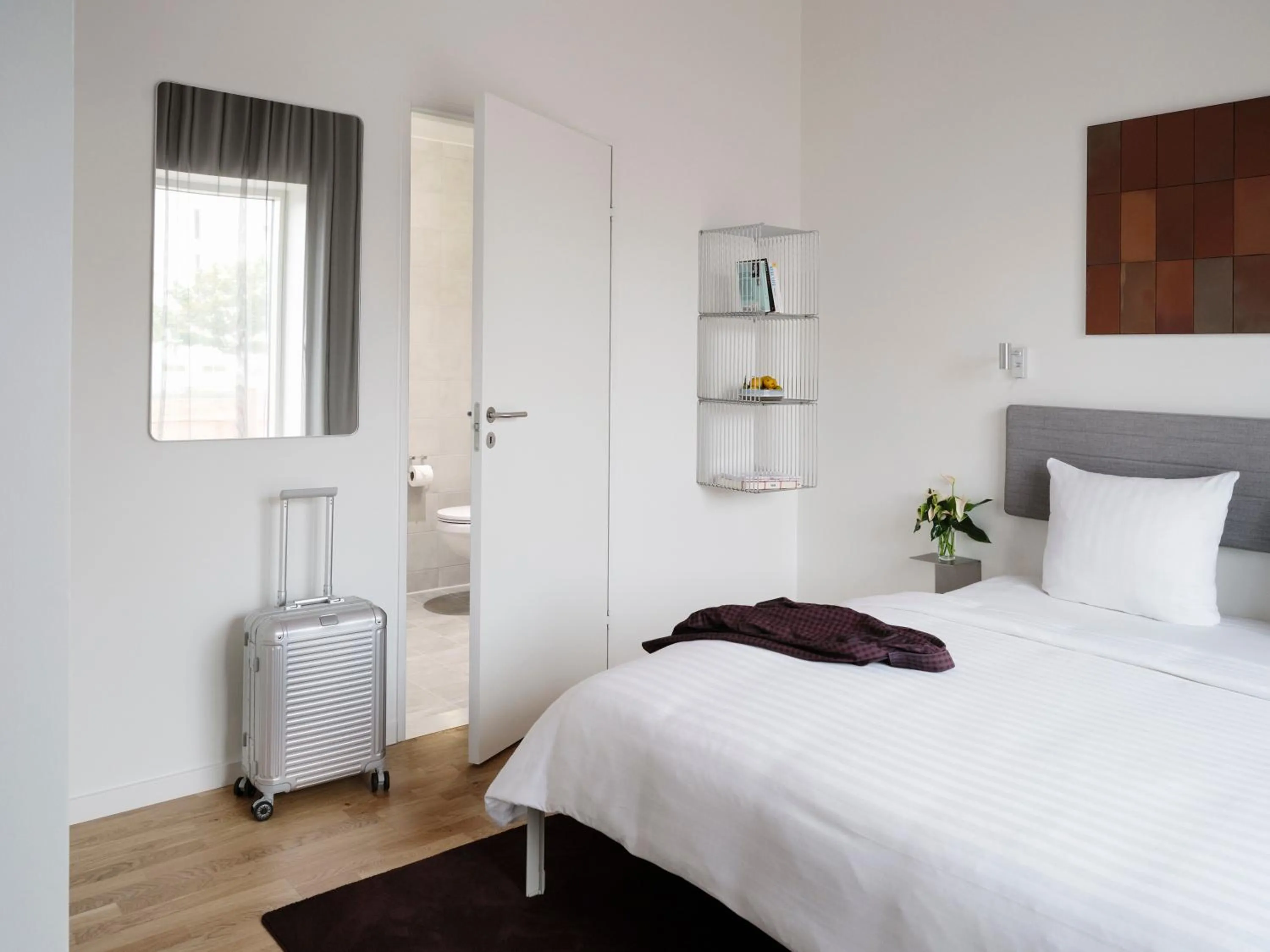 Bed in Mekano Apartment Hotel