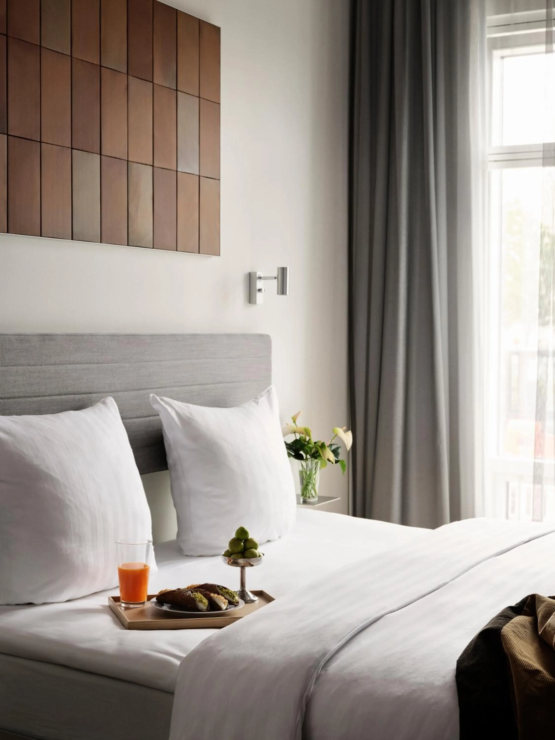 Bed in Mekano Apartment Hotel