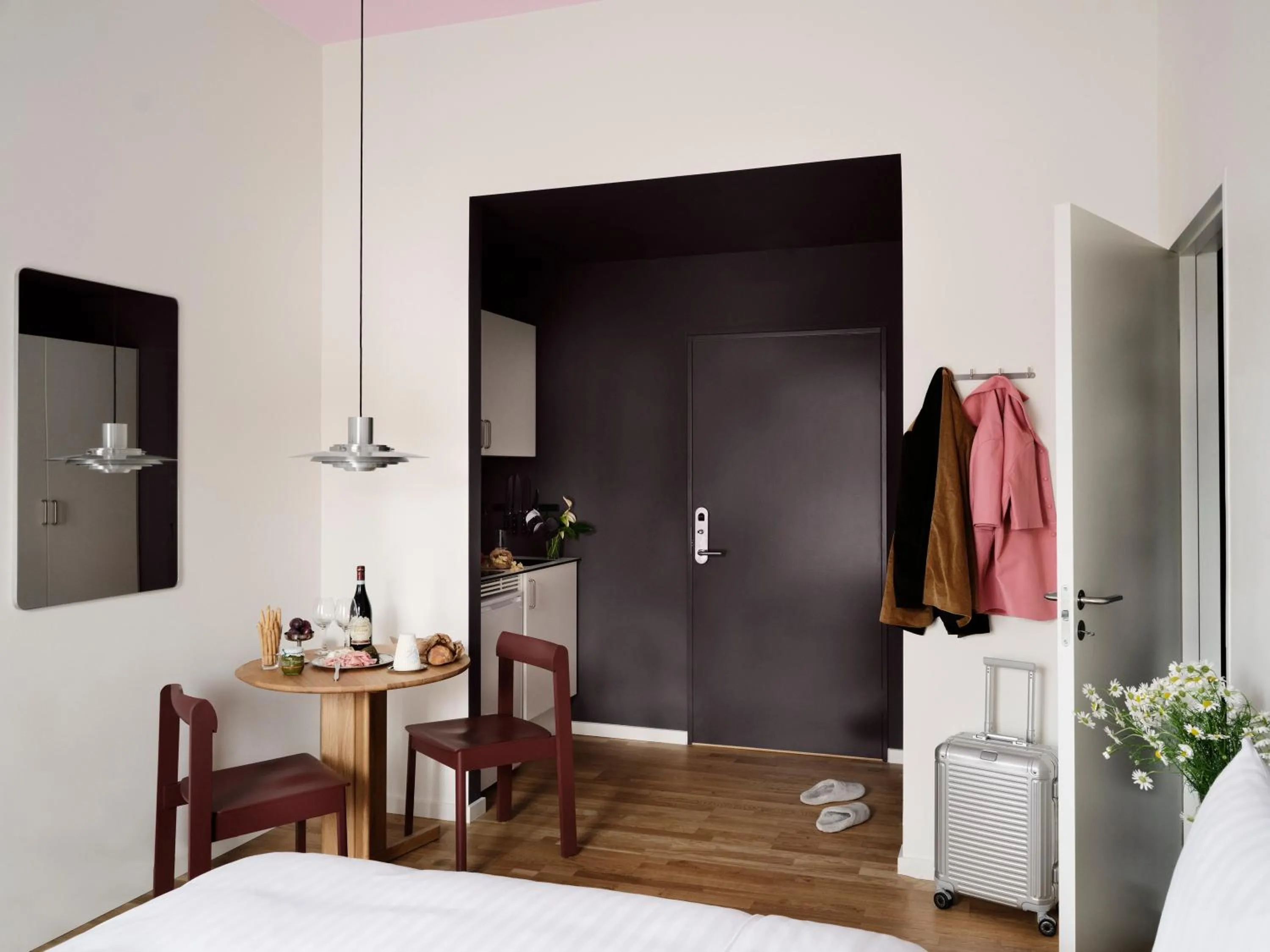 Bed in Mekano Apartment Hotel