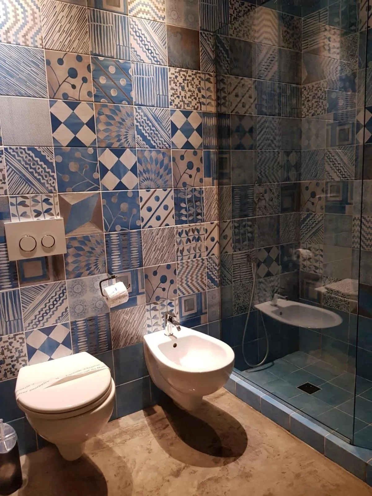 Bathroom in Affittacamere Joss