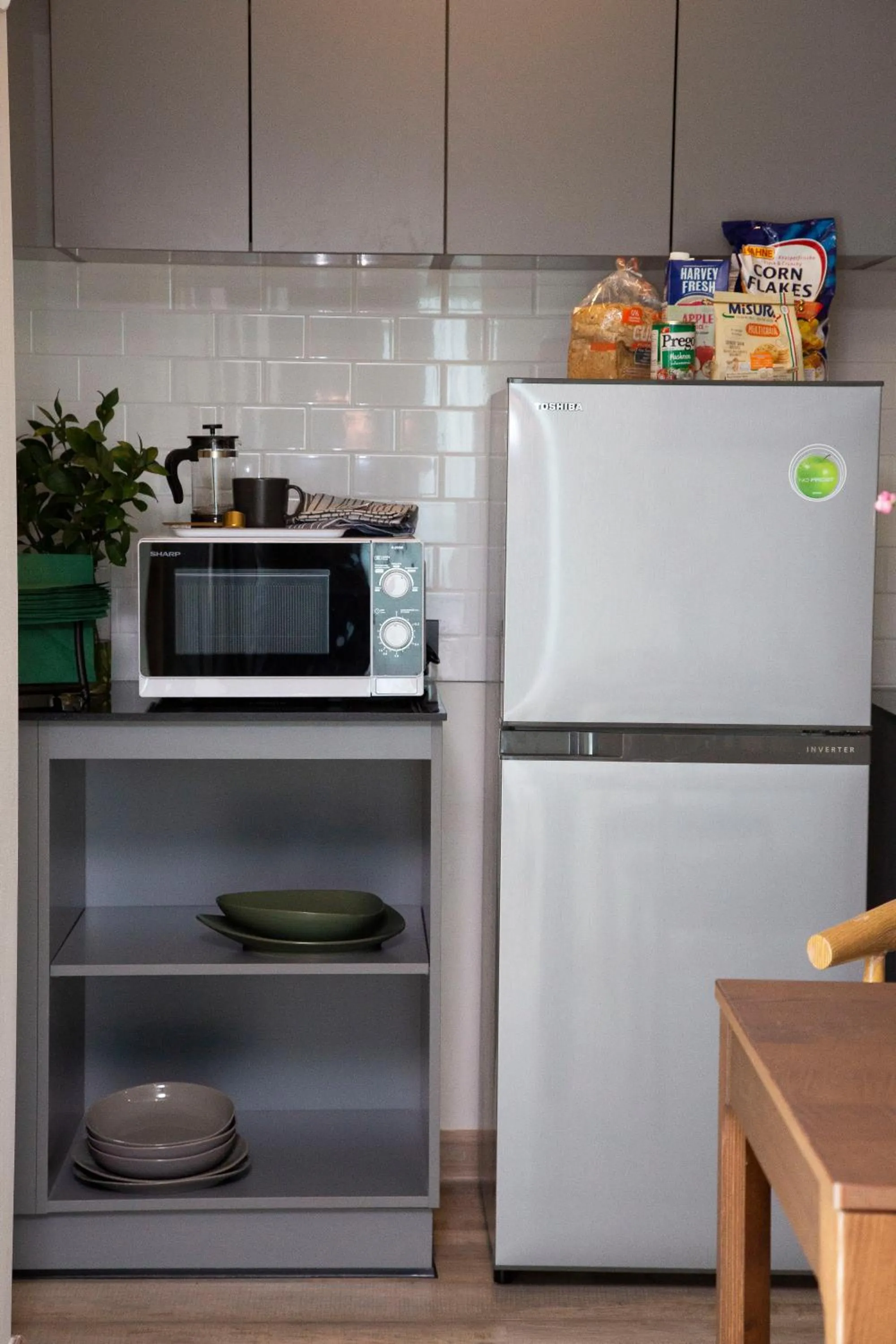 Kitchen or kitchenette in Parrish Serviced Apartment