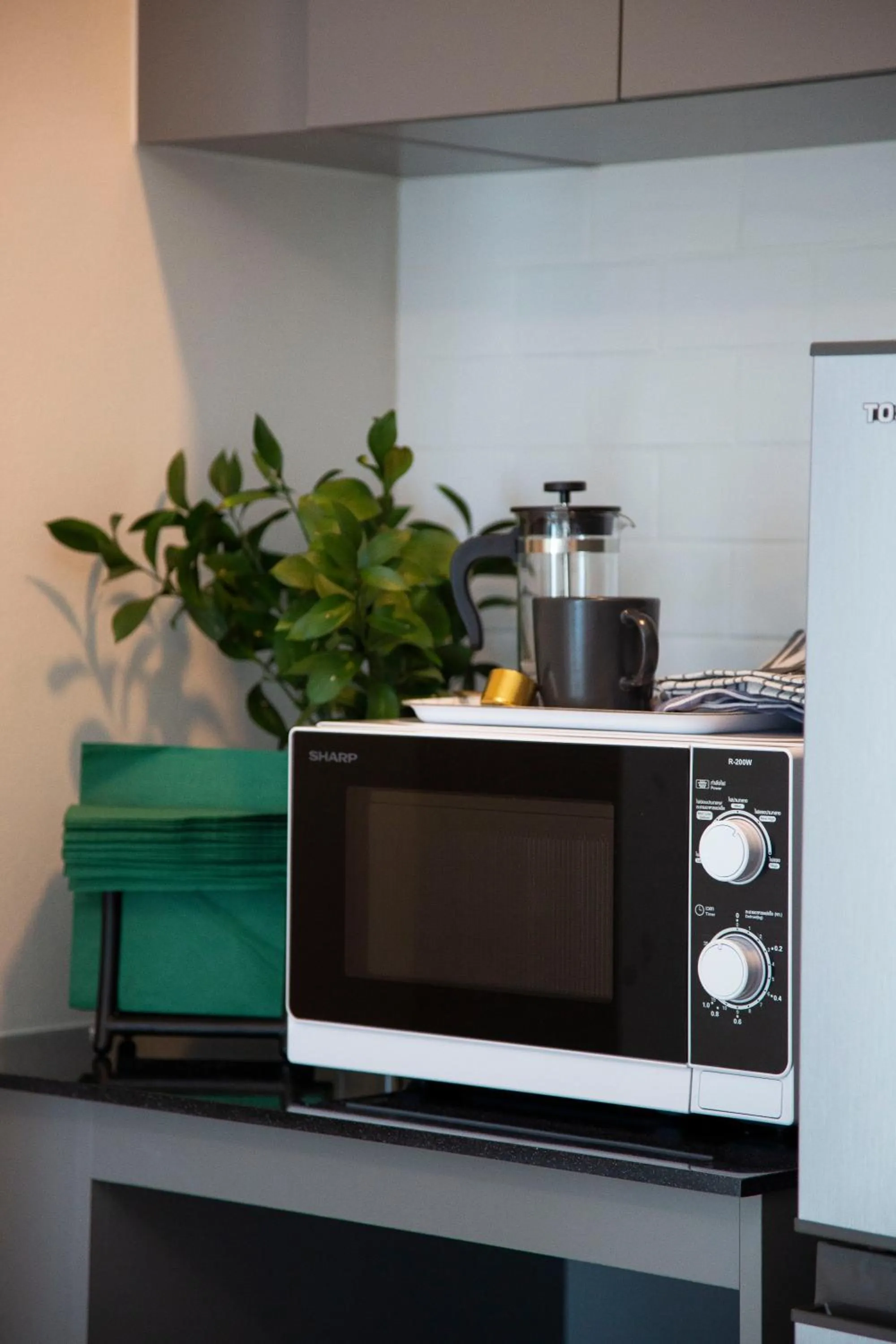 Kitchen or kitchenette in Parrish Serviced Apartment