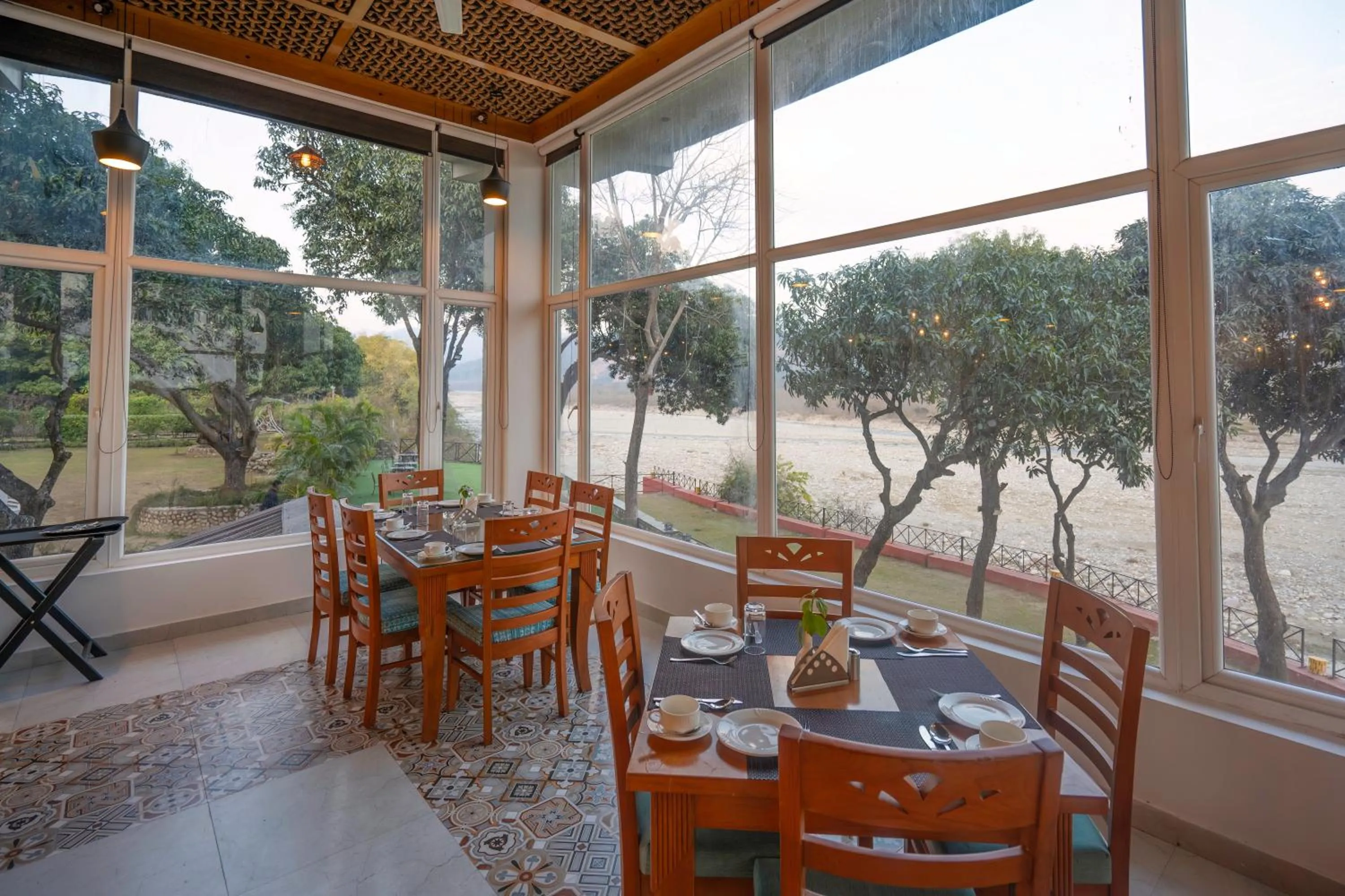 Restaurant/places to eat in La Perle River Resort By Excel Hotels & Resorts