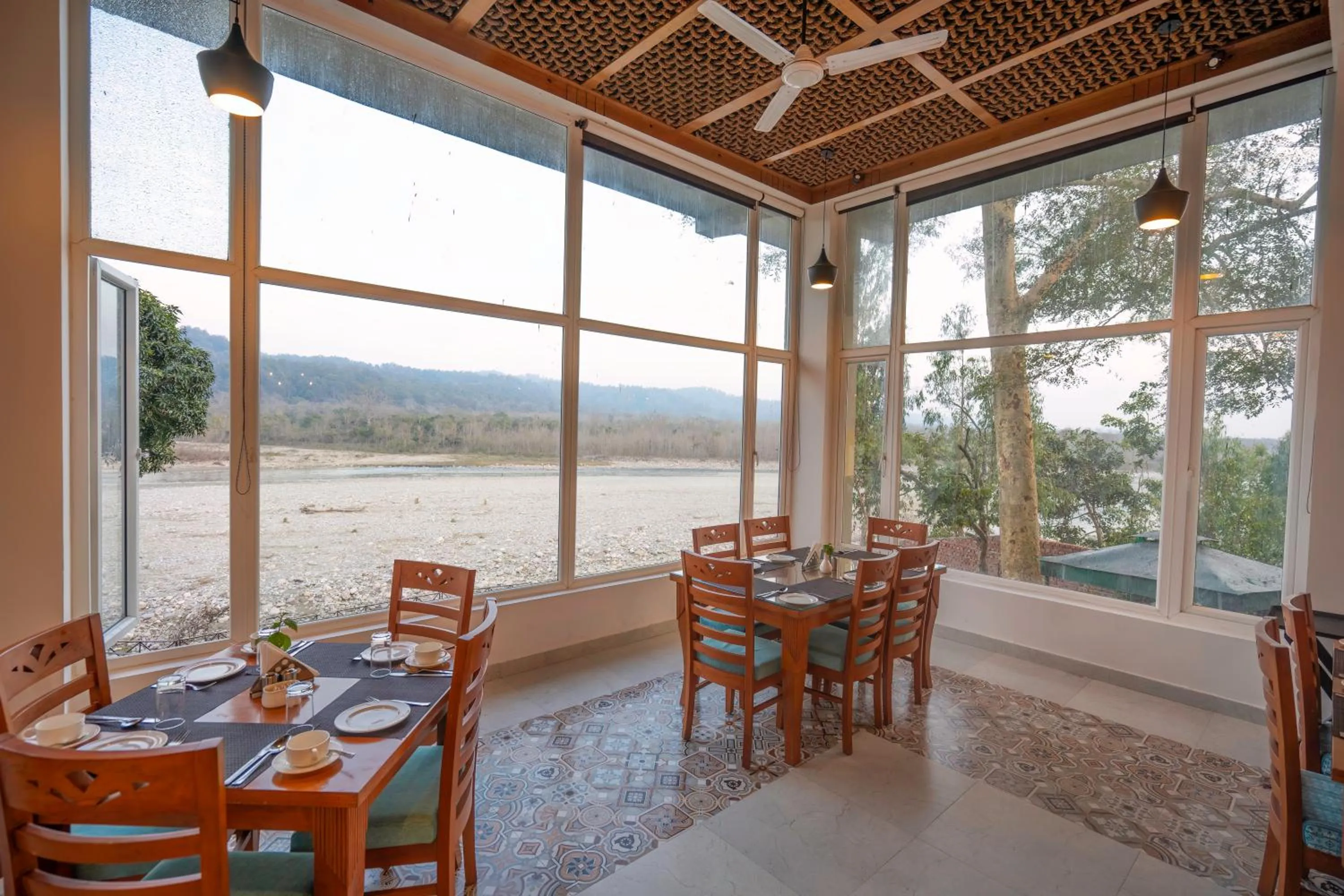 Restaurant/places to eat in La Perle River Resort By Excel Hotels & Resorts