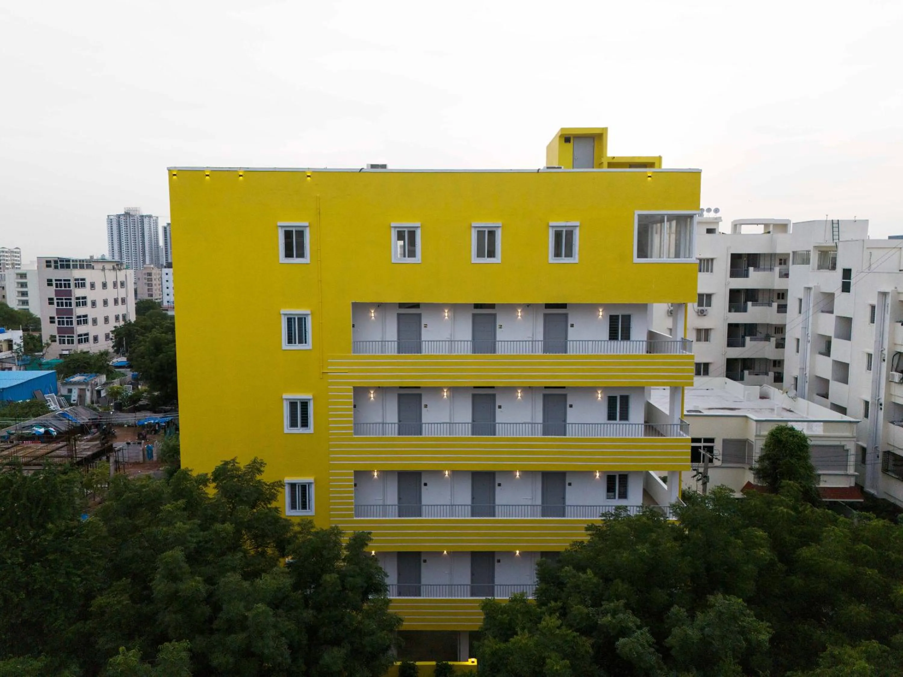 Property building in Yellow Bells Studios And Suites