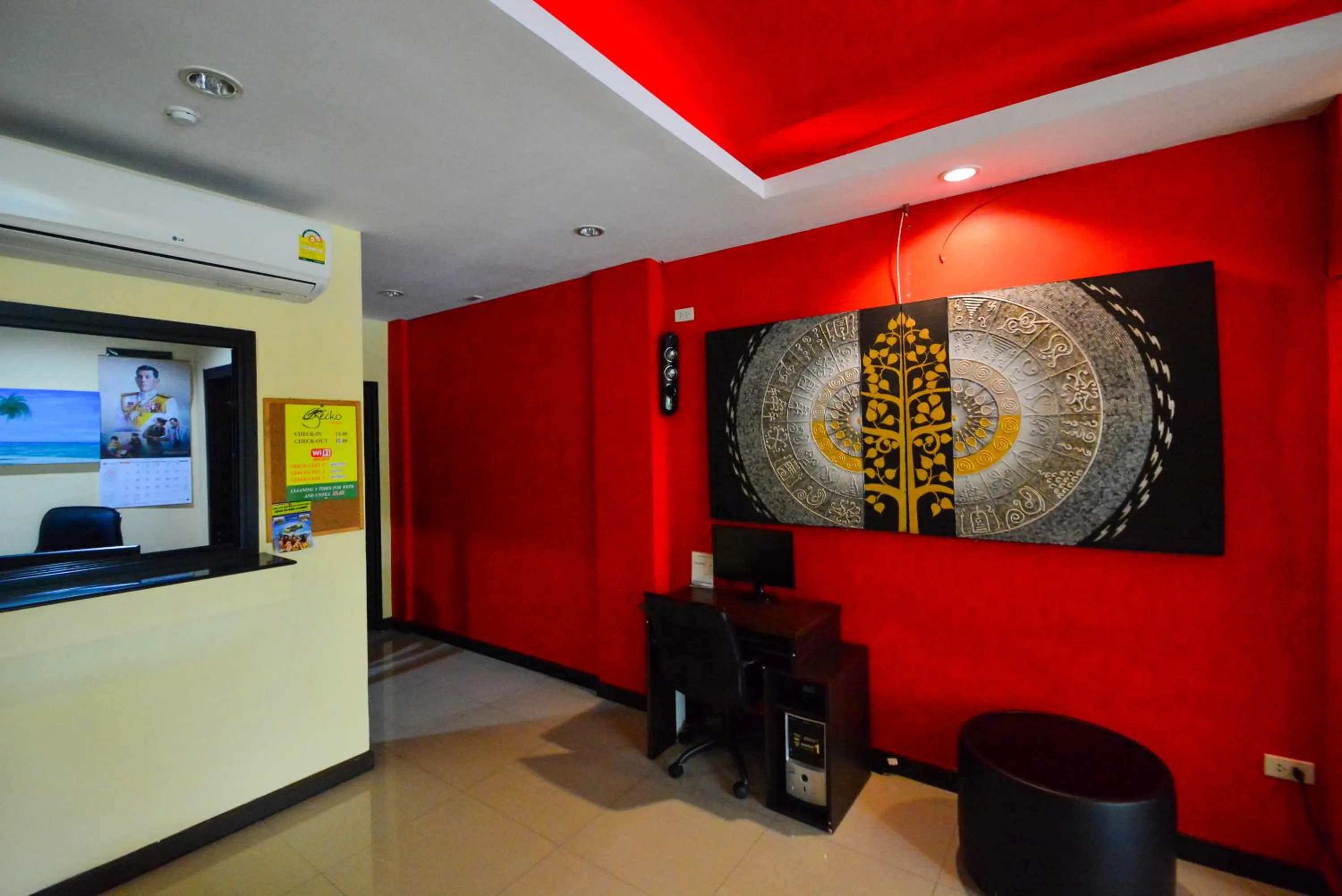Lobby or reception in Gecko Hotel