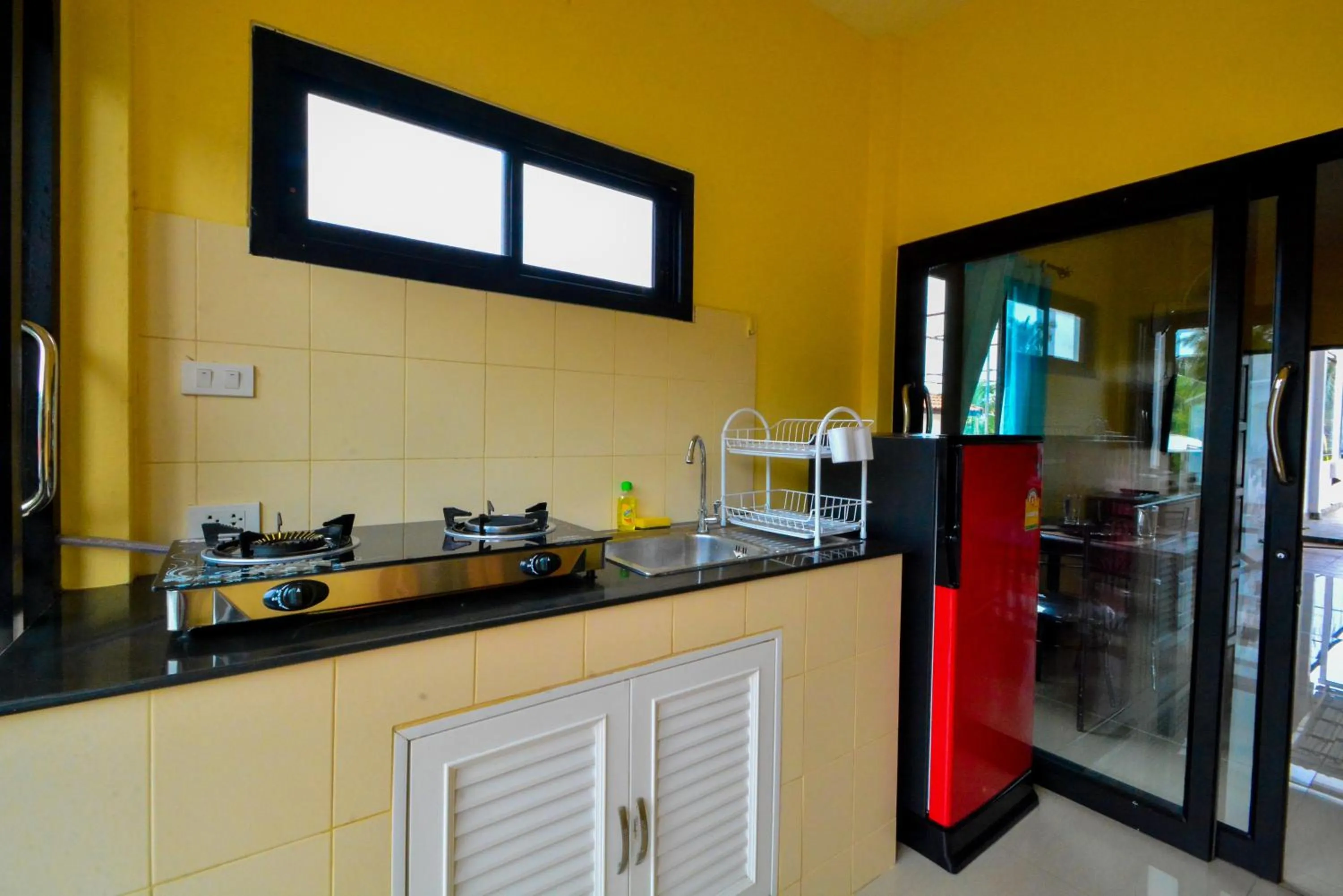 Kitchen or kitchenette in Gecko Hotel
