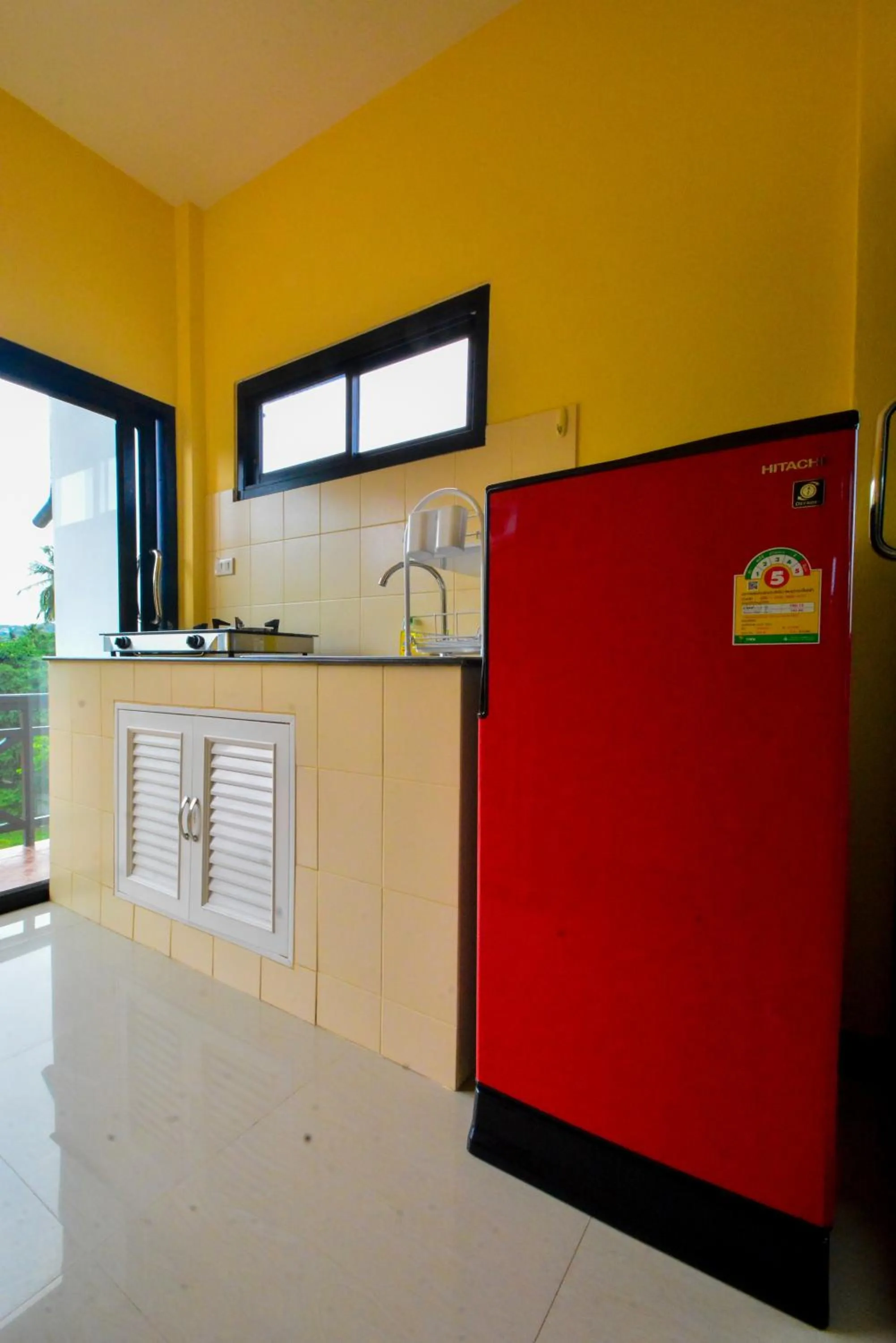 Kitchen or kitchenette in Gecko Hotel