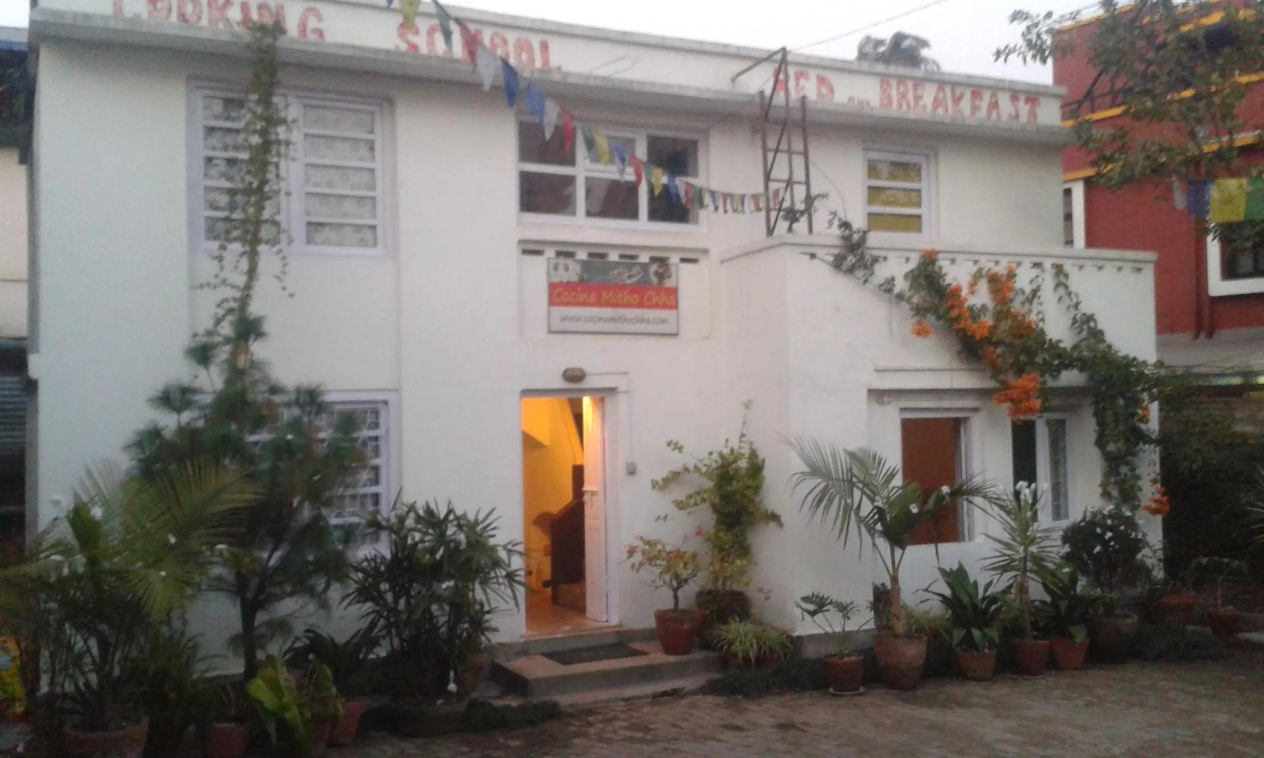 Garden in Cocina Mitho Chha BNB