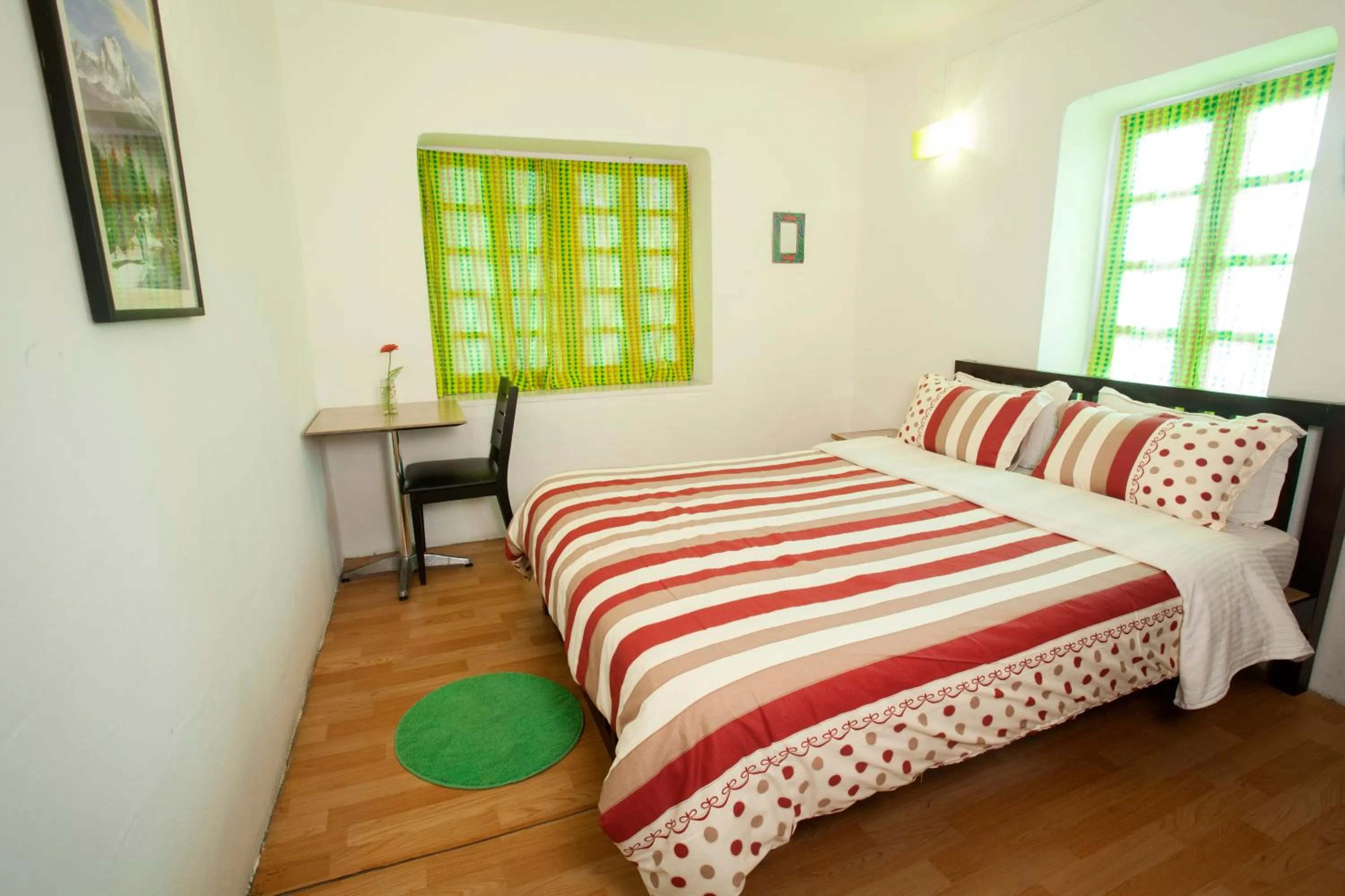 Bed in Cocina Mitho Chha BNB