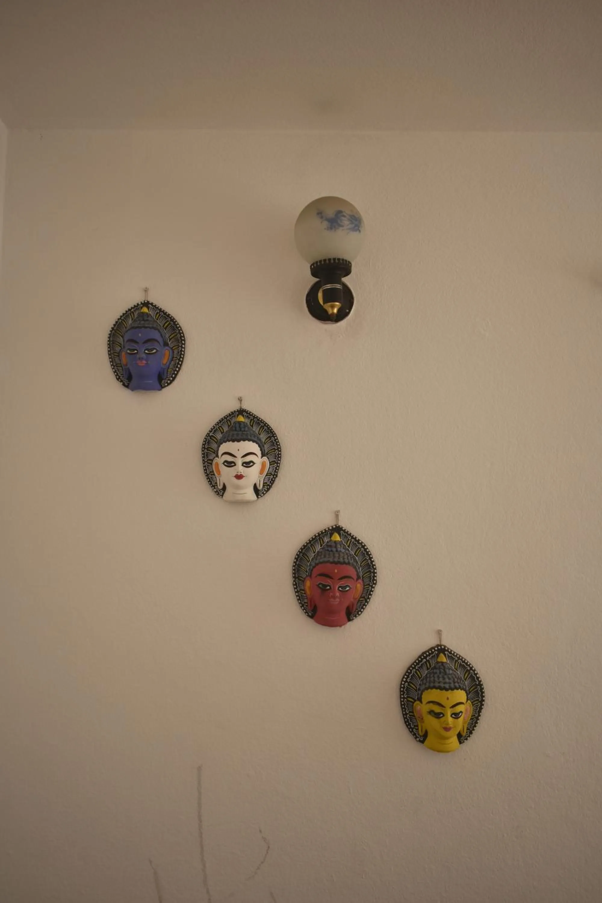 Decorative detail in Cocina Mitho Chha BNB