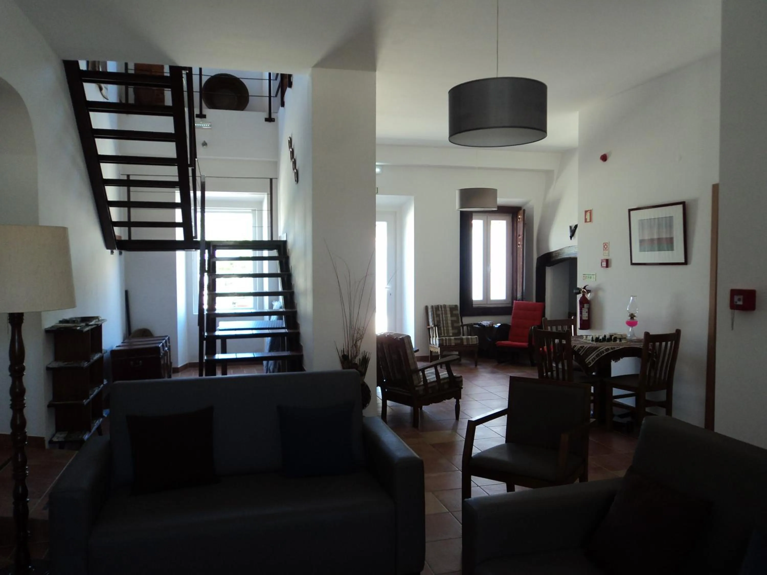 Communal lounge/ TV room in Casas da Moagem