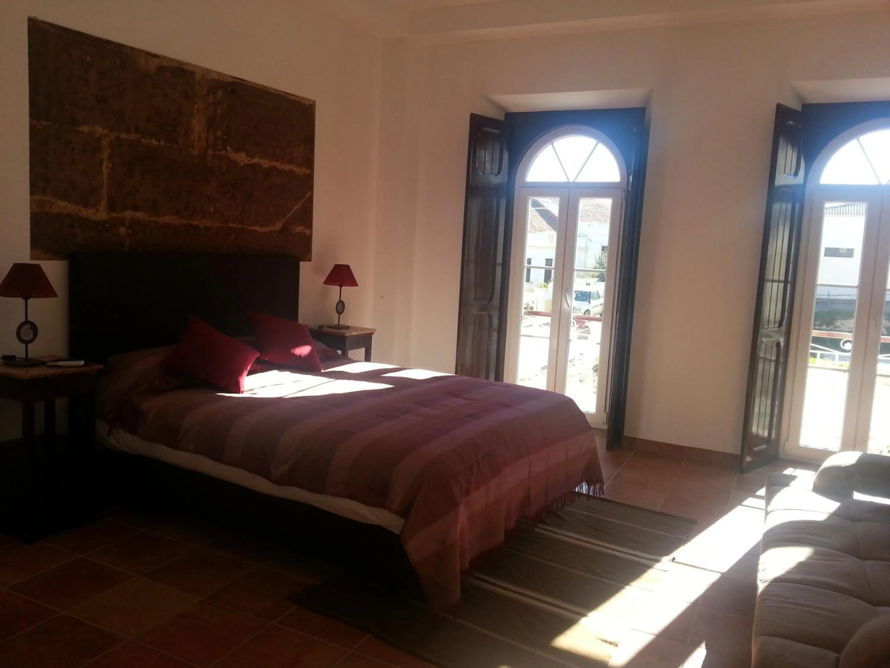 Balcony/Terrace, Bed in Casas da Moagem