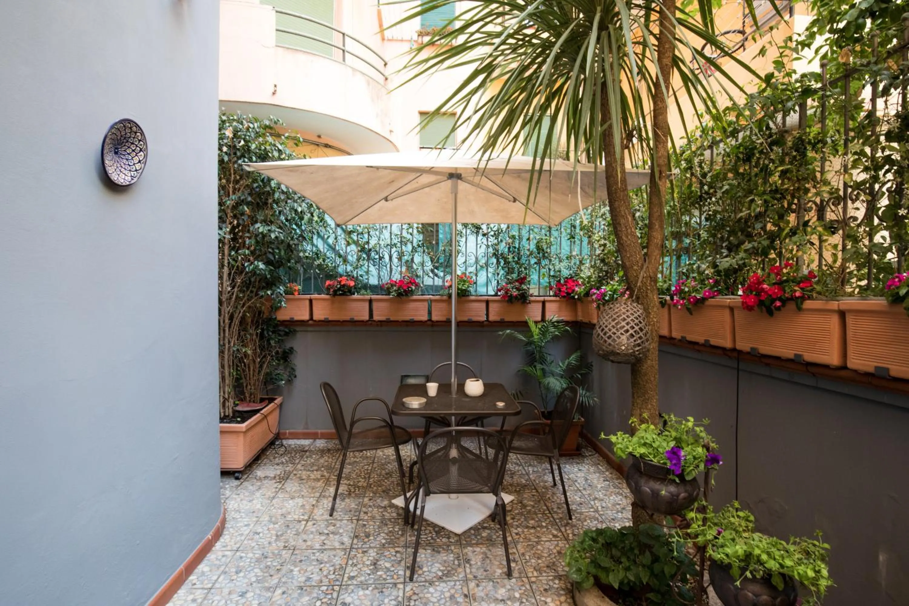 Garden view in B&B Civico Cinque