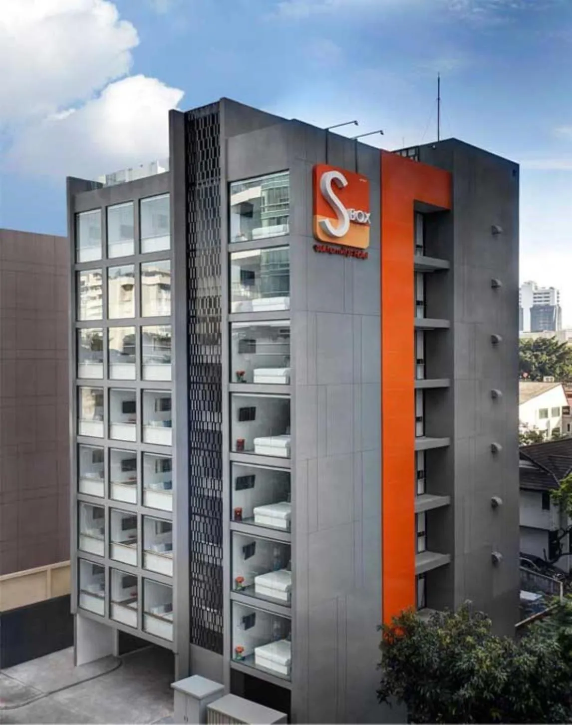 Property building in S Box Sukhumvit Hotel