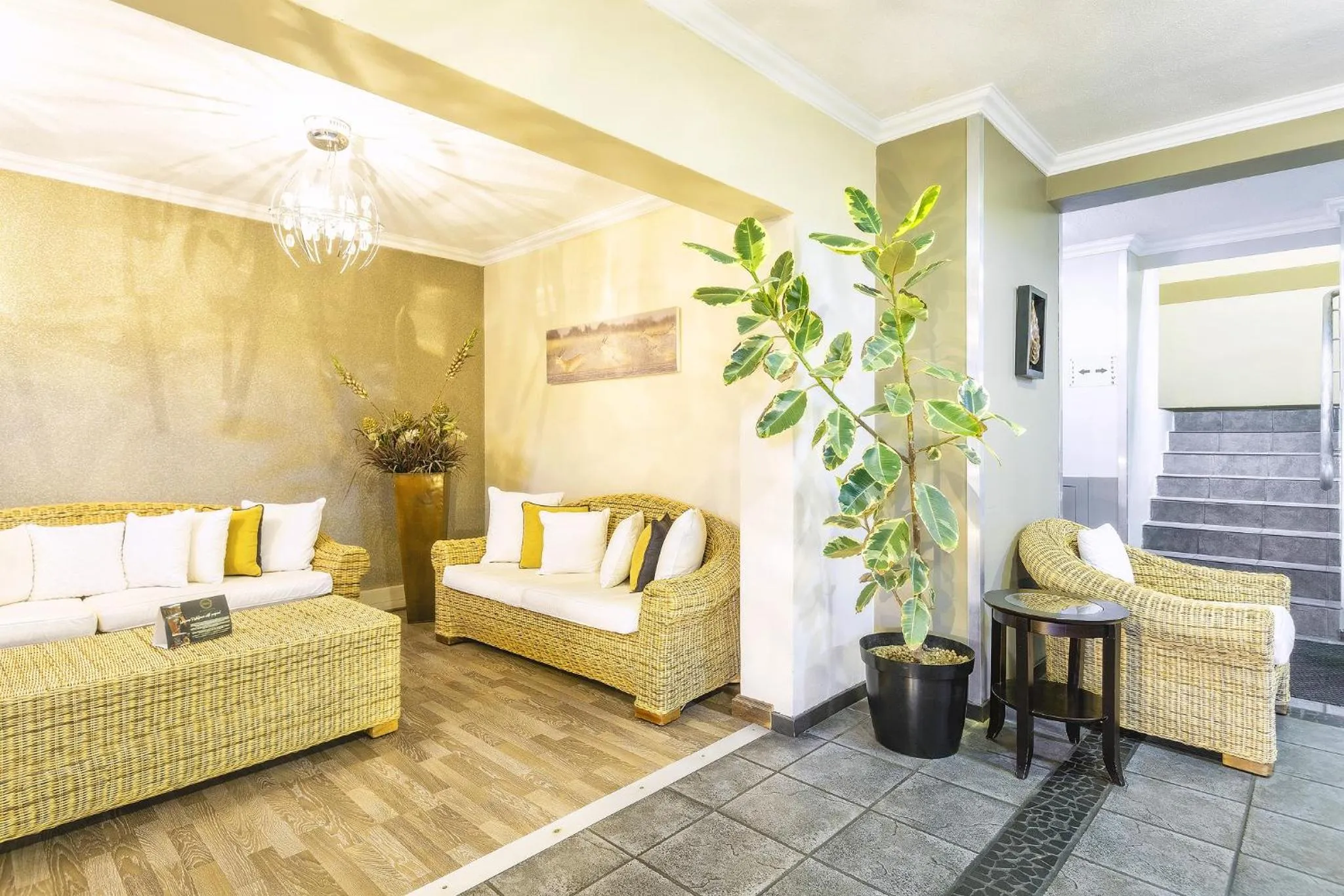 Communal lounge/ TV room in Auas City Hotel